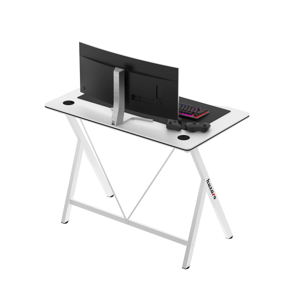 Huzaro Hero 1.4 White gamingbureau, 100 cm