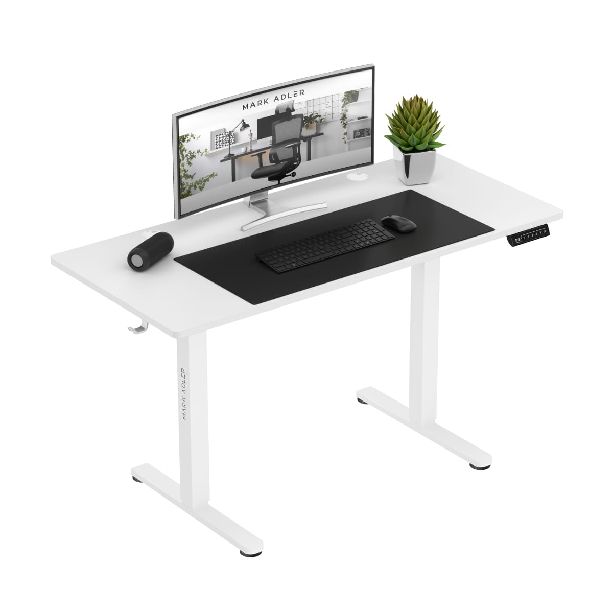 Mark Adler Leader 7.0 White elektrisch verstelbaar bureau, 120 cm