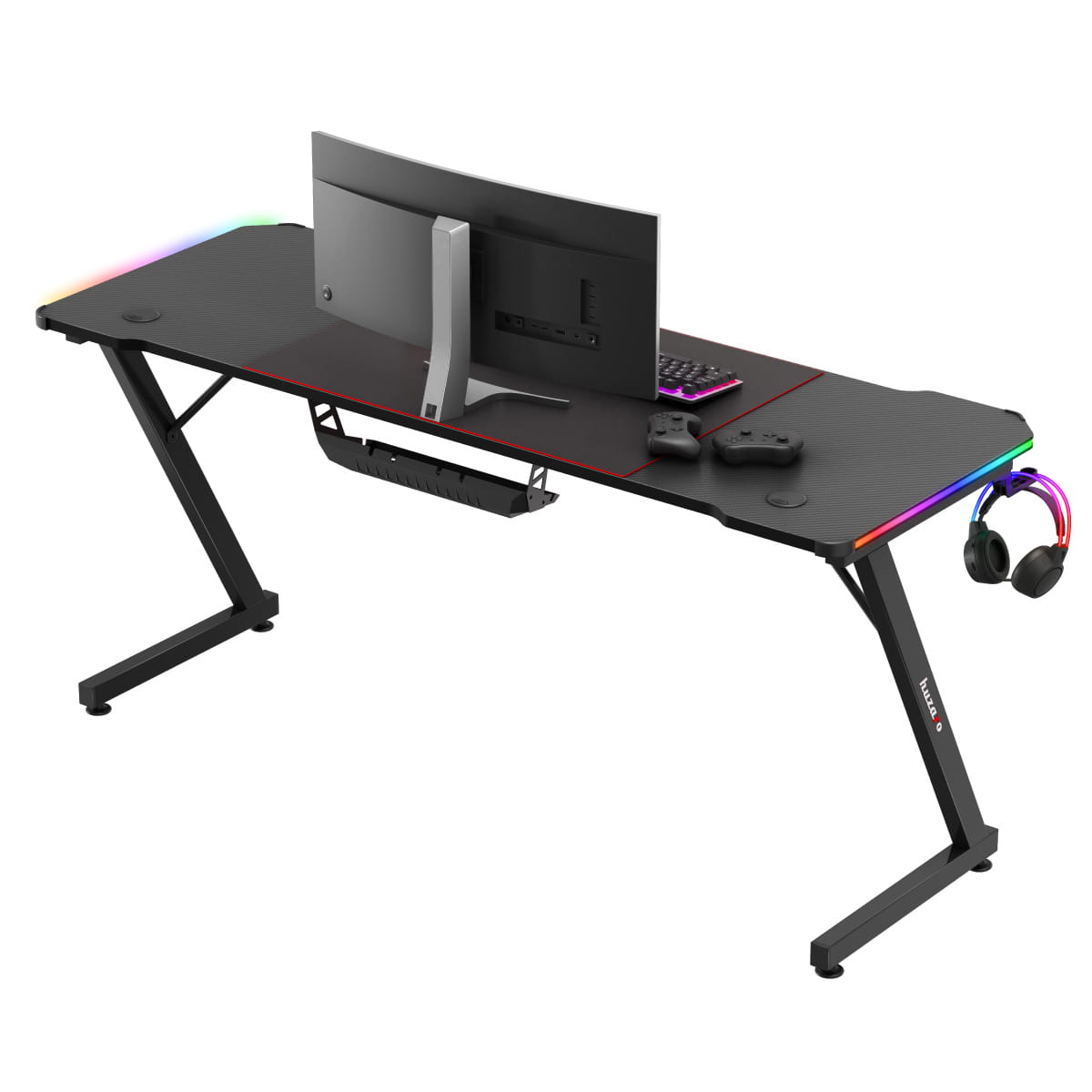 Huzaro Hero 4.8 RGB gamingbureau, 160 cm
