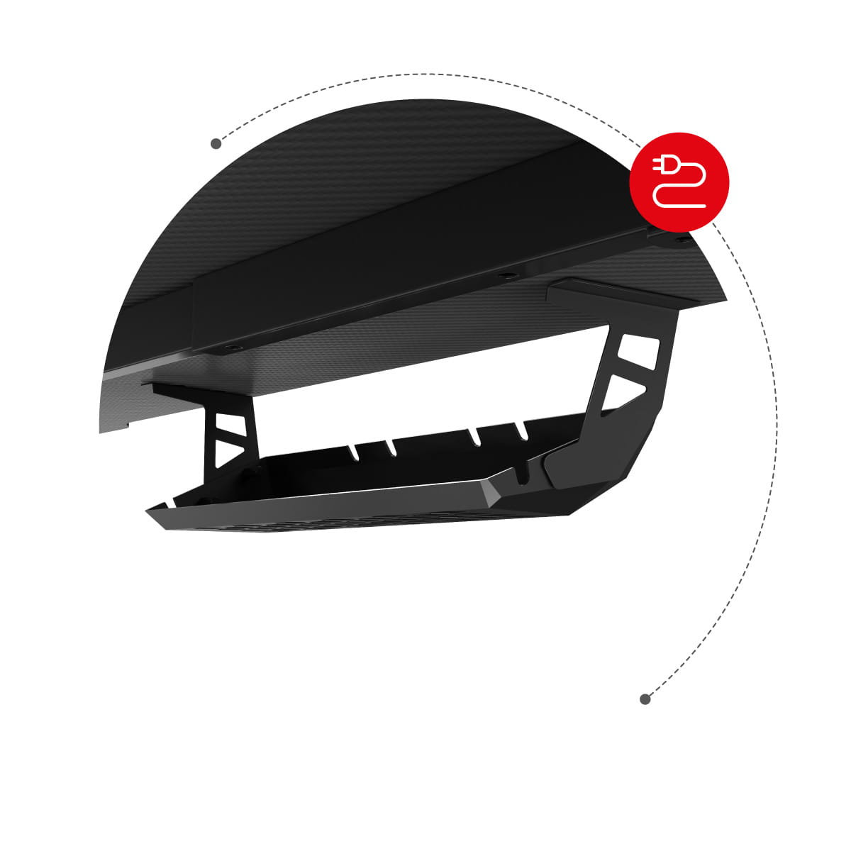Huzaro Hero 4.8 RGB gamingbureau, 160 cm