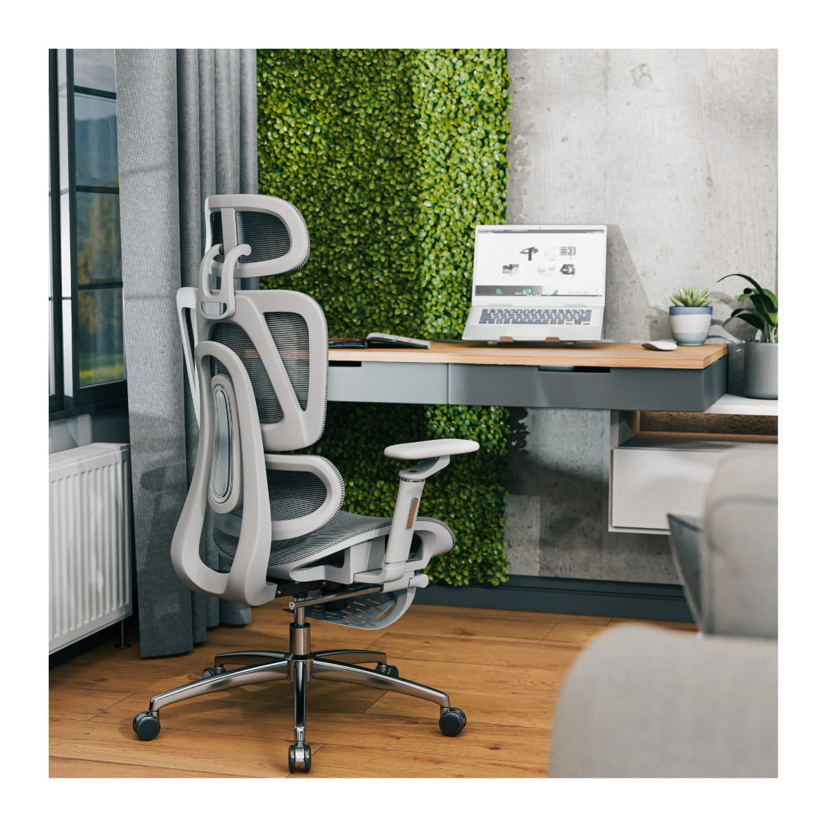 Ergonomische stoel Mark Adler Expert 7.9 Grey