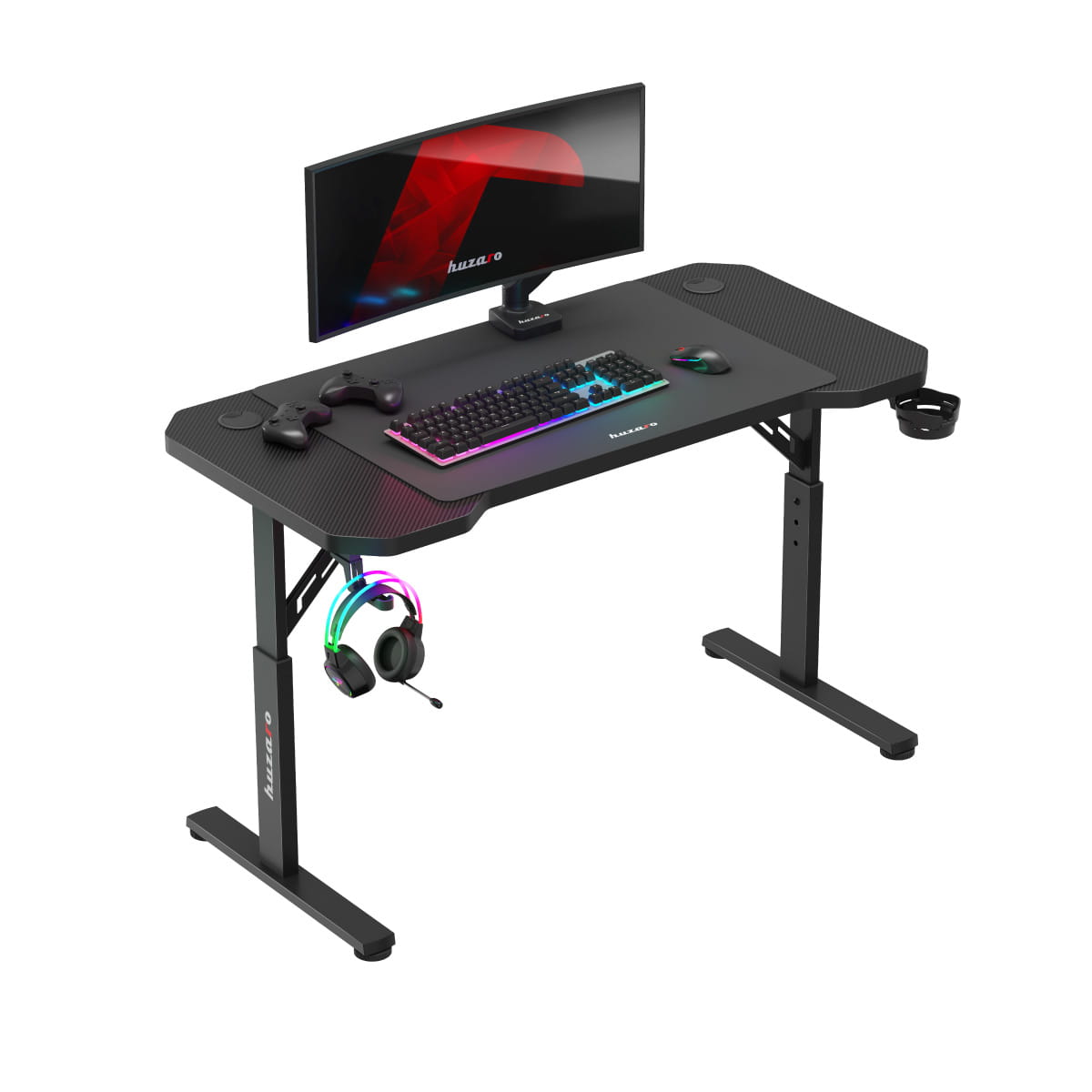 Huzaro Hero 2.6 Black gamingbureau, 120 cm