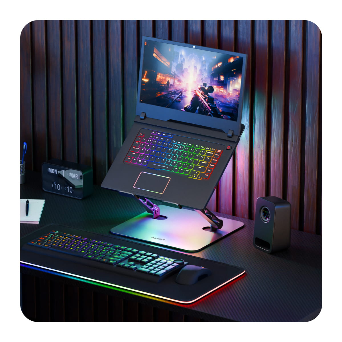Huzaro Hold 4.0 RGB koelstandaard voor laptops