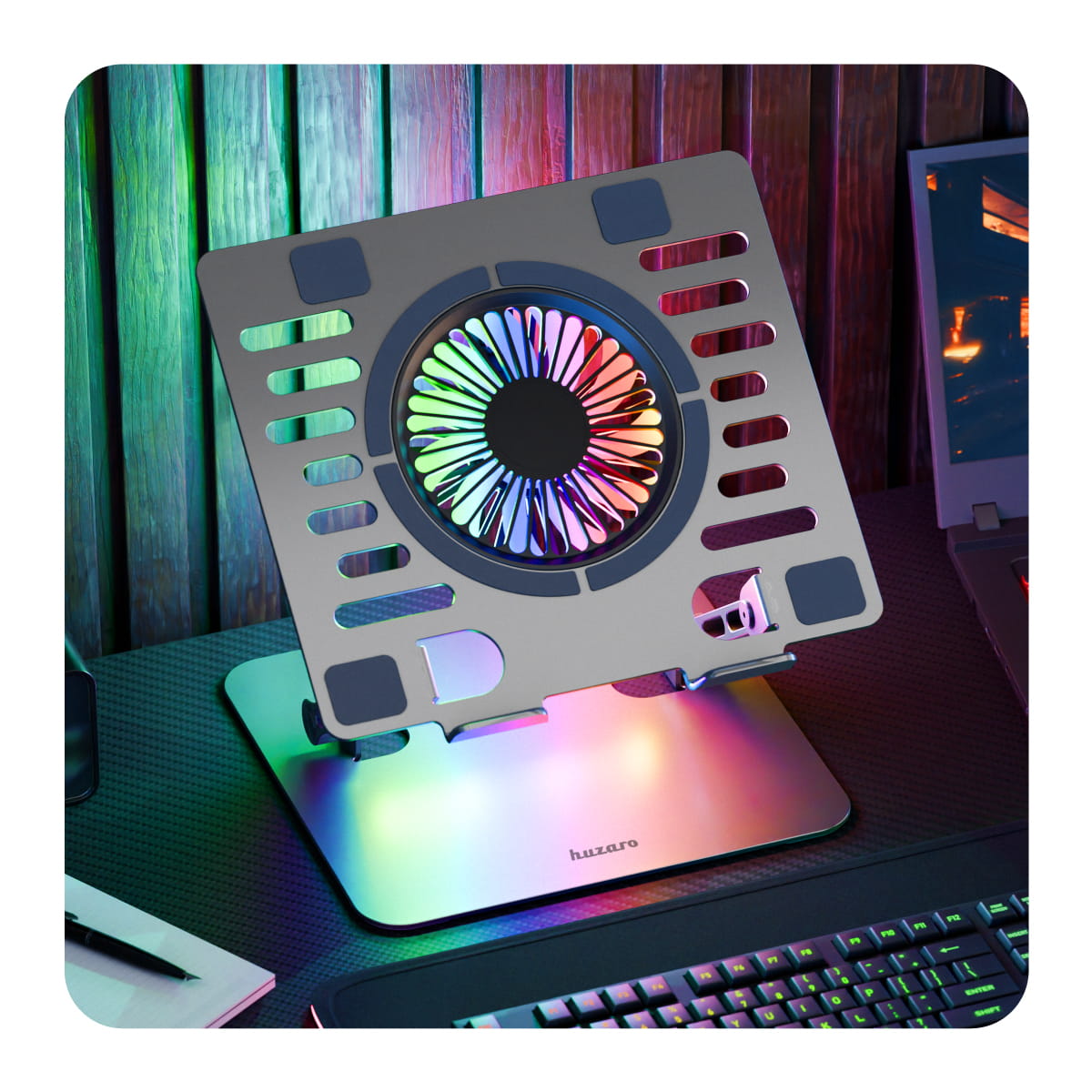 Huzaro Hold 4.0 RGB koelstandaard voor laptops