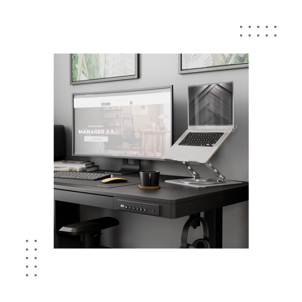 Mark Adler Stand 3.2 – draaibare laptopstandaard