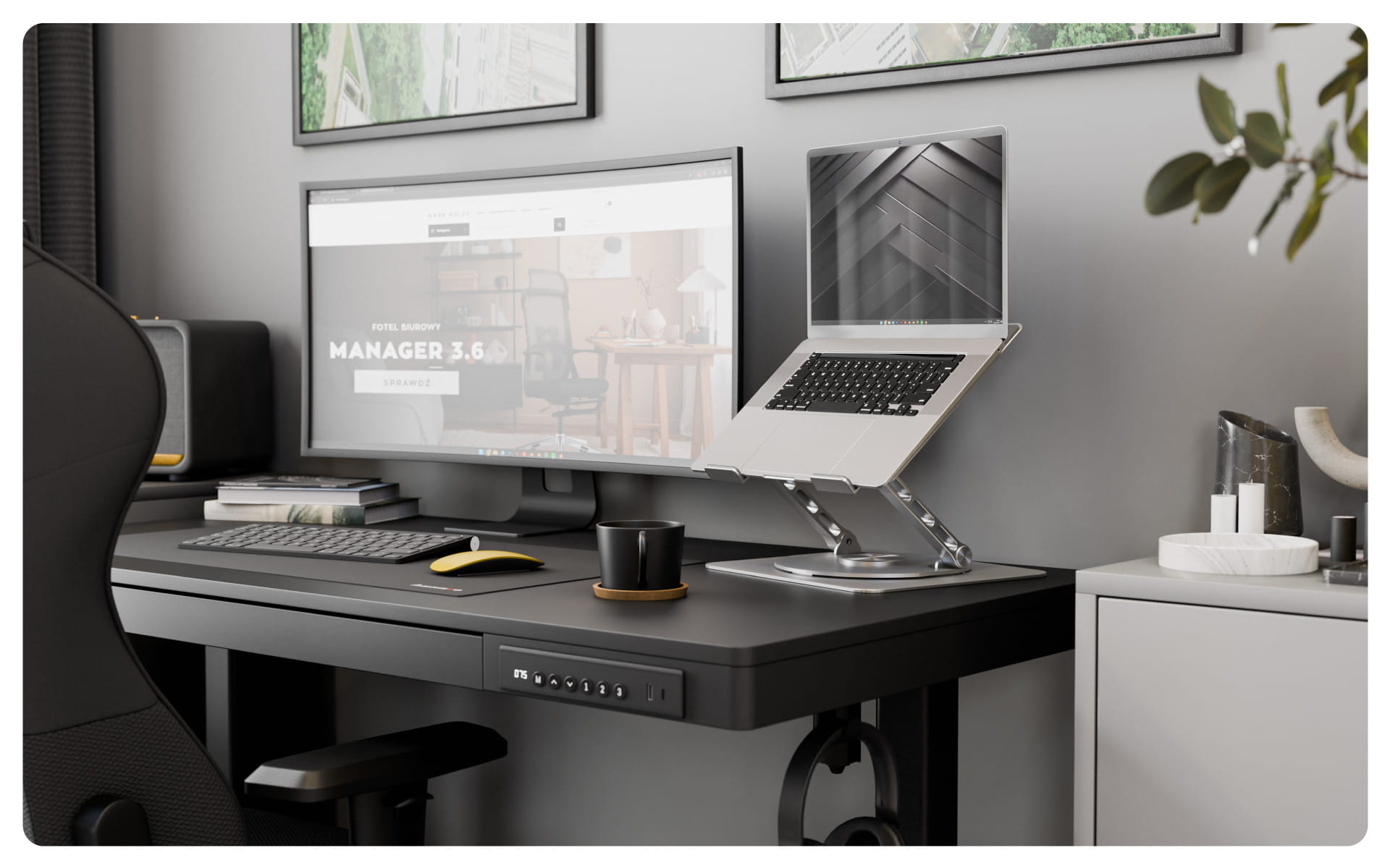 Mark Adler Stand 3.2 – draaibare laptopstandaard