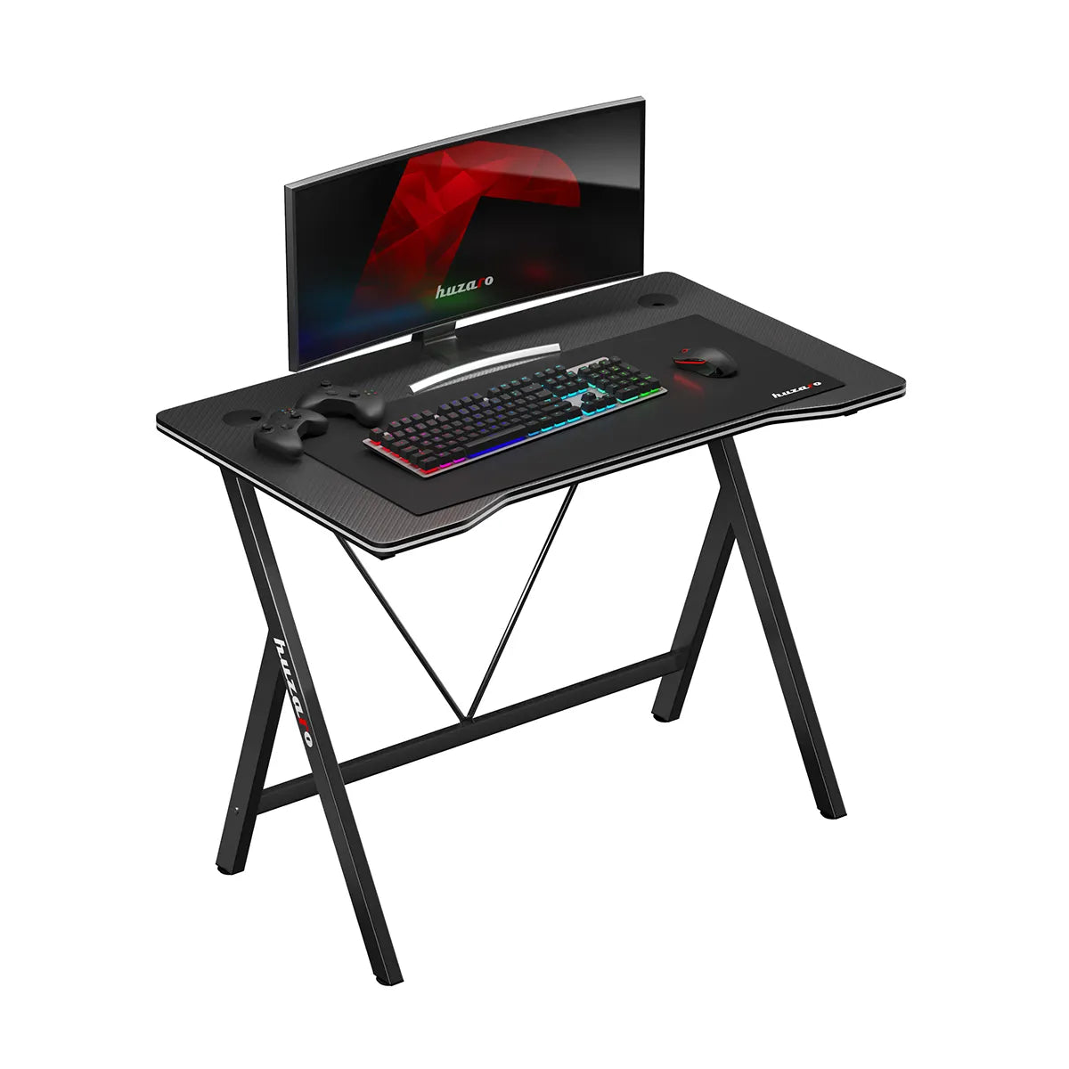 Huzaro Hero 1.4 Black gamingbureau, 100 cm
