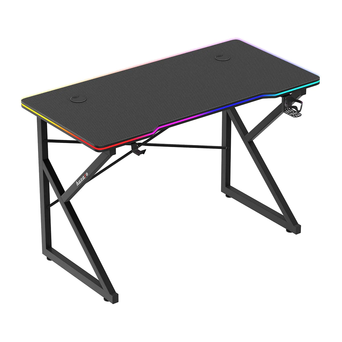 Huzaro Hero 1.7 RGB Black gamingbureau, 120 cm