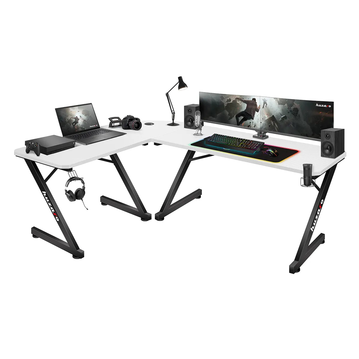 Huzaro Hero 7.0 White gamingbureau, 154 cm