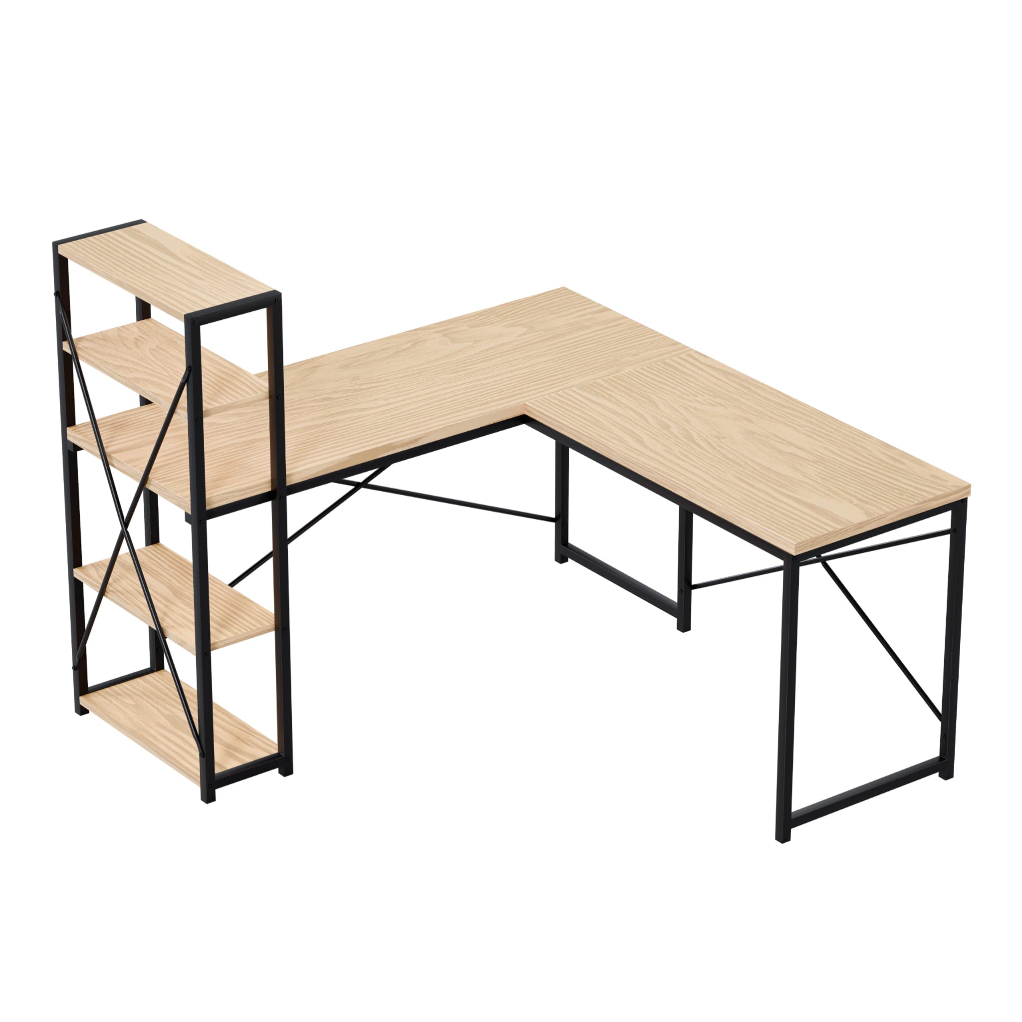 Hoekbureau met planken Mark Adler Leader 5.9 Craft 145 cm