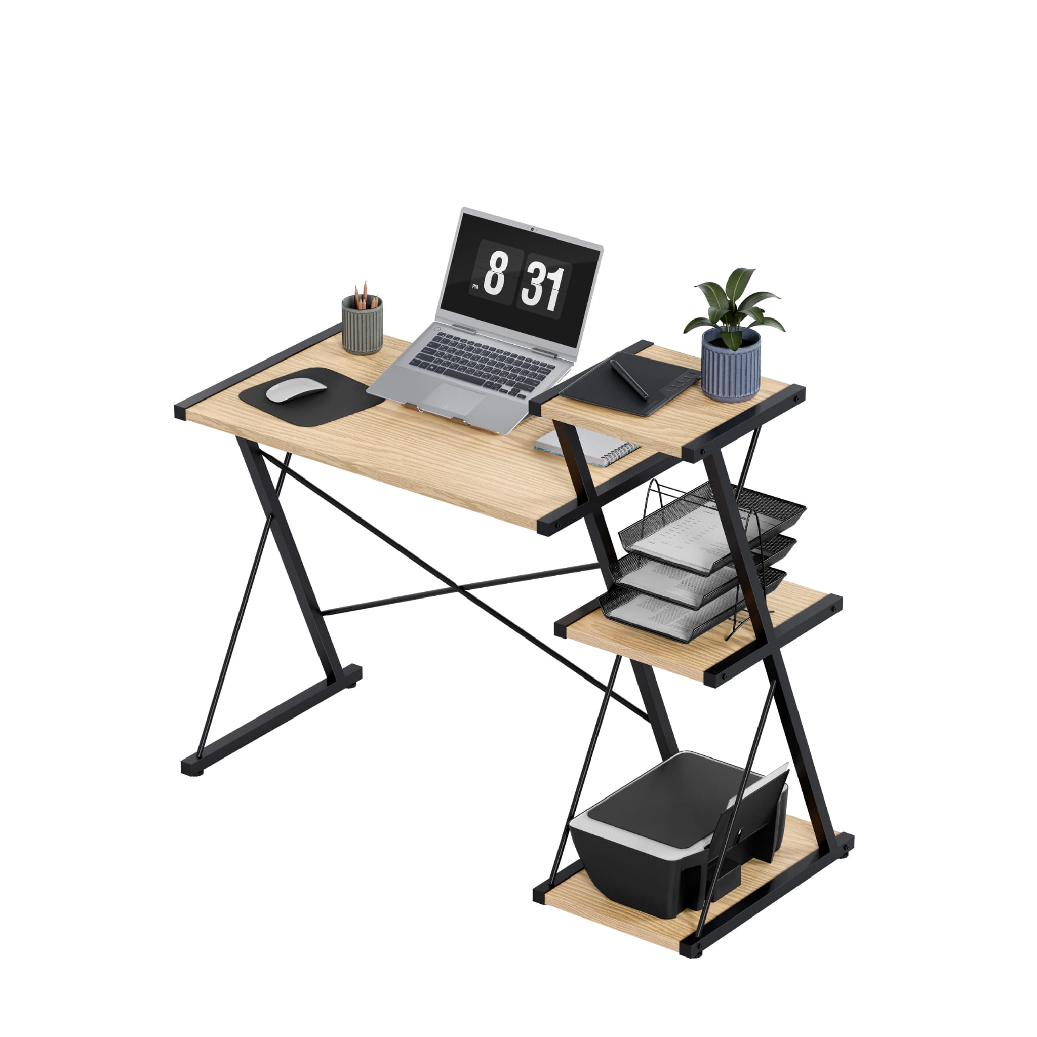 Bureau met planken Mark Adler Leader 3.5 Craft 116 cm