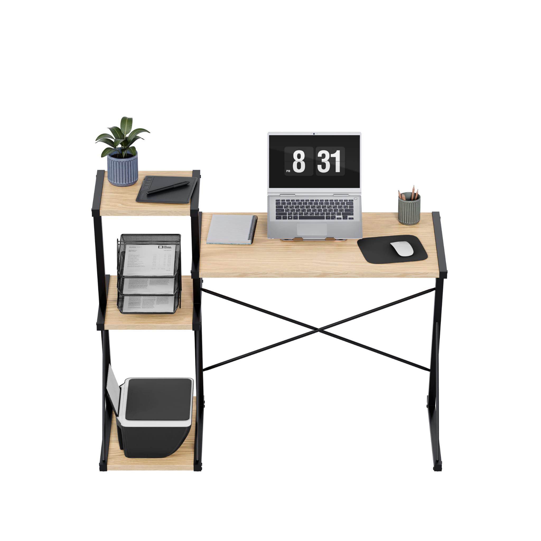 Bureau met planken Mark Adler Leader 3.5 Craft 116 cm