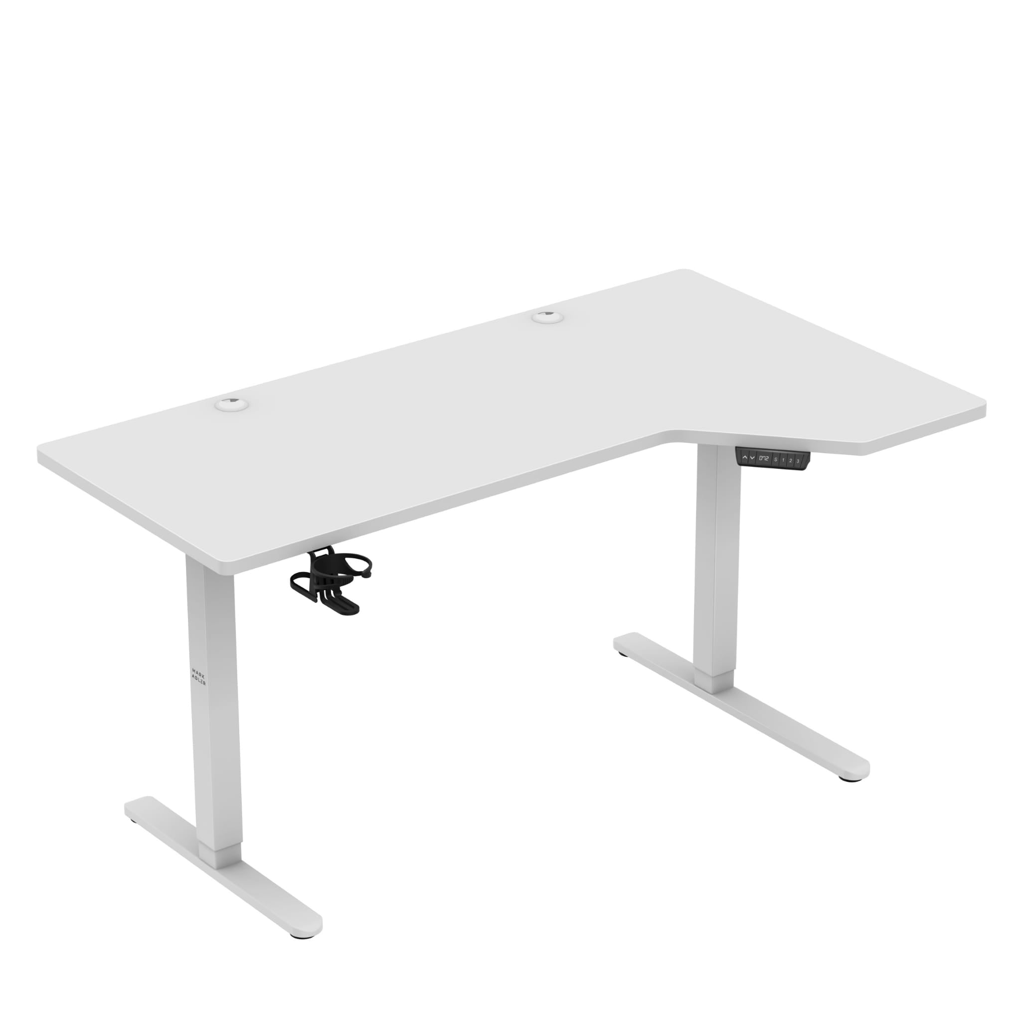 Mark Adler Leader 9.1 White elektrisch verstelbaar bureau, 145 cm