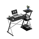 Bureau met planken Mark Adler Leader 3.5 Black 116 cm