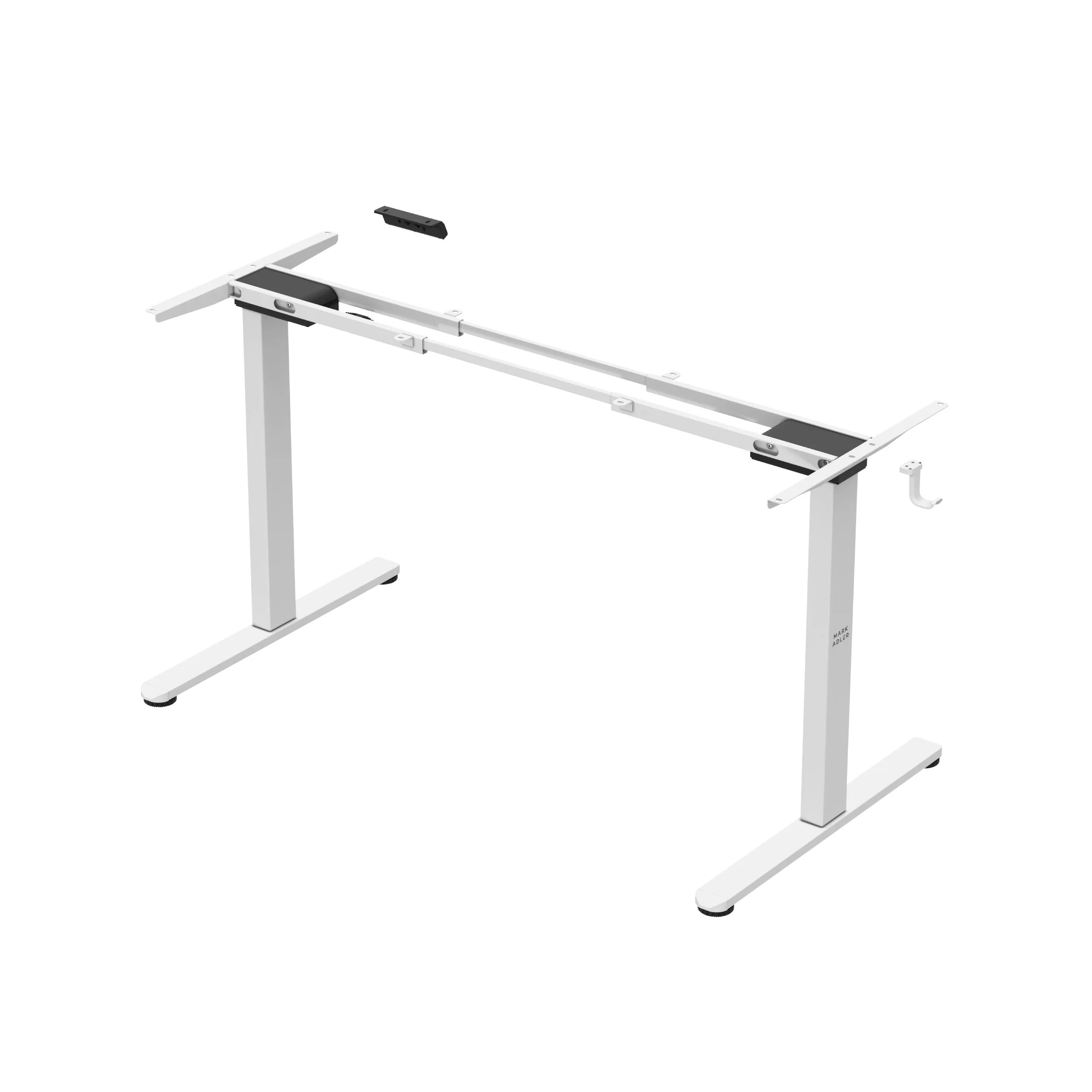 Mark Adler Xeno 4.5 White elektrisch bureau met twee motoren