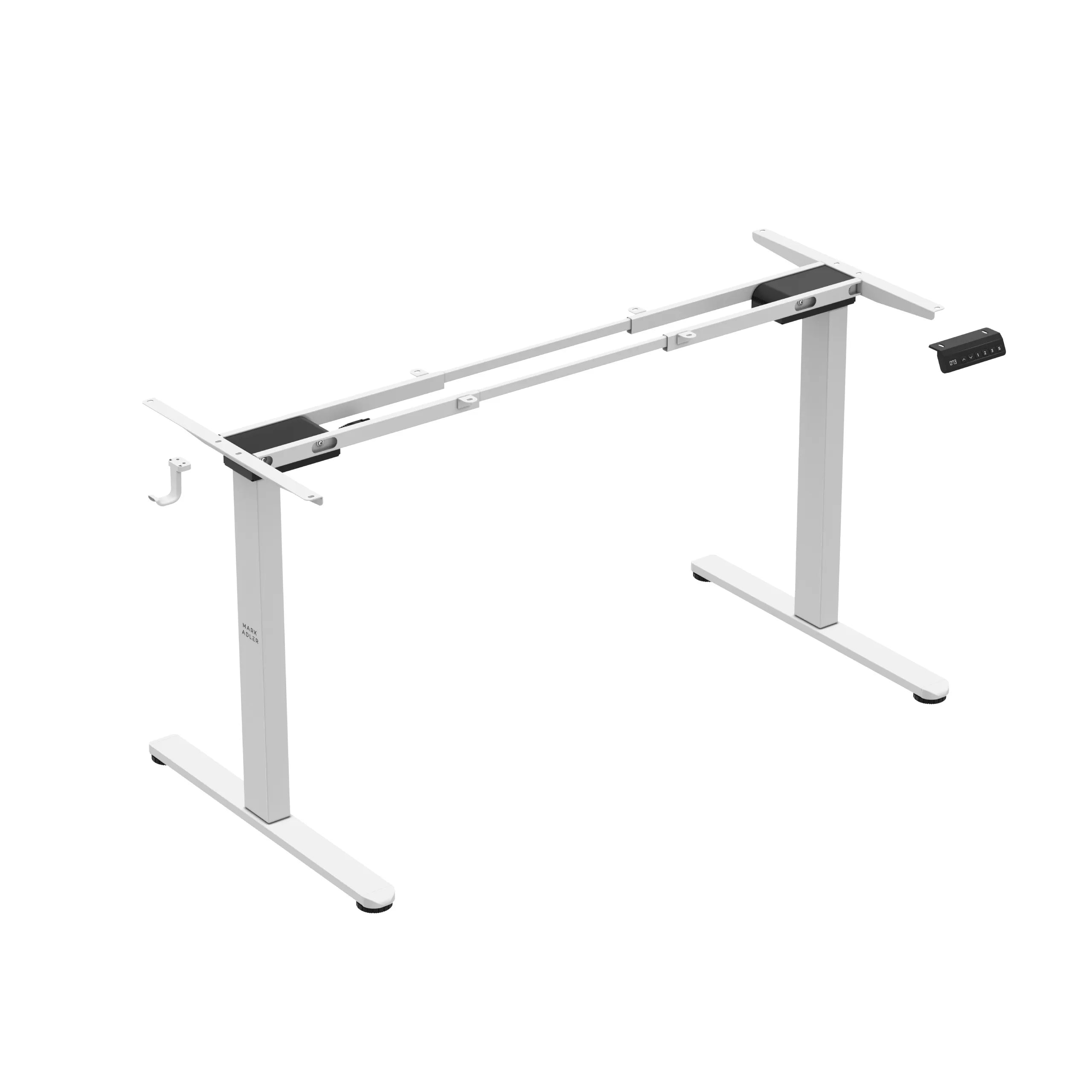 Mark Adler Xeno 4.5 White elektrisch bureau met twee motoren