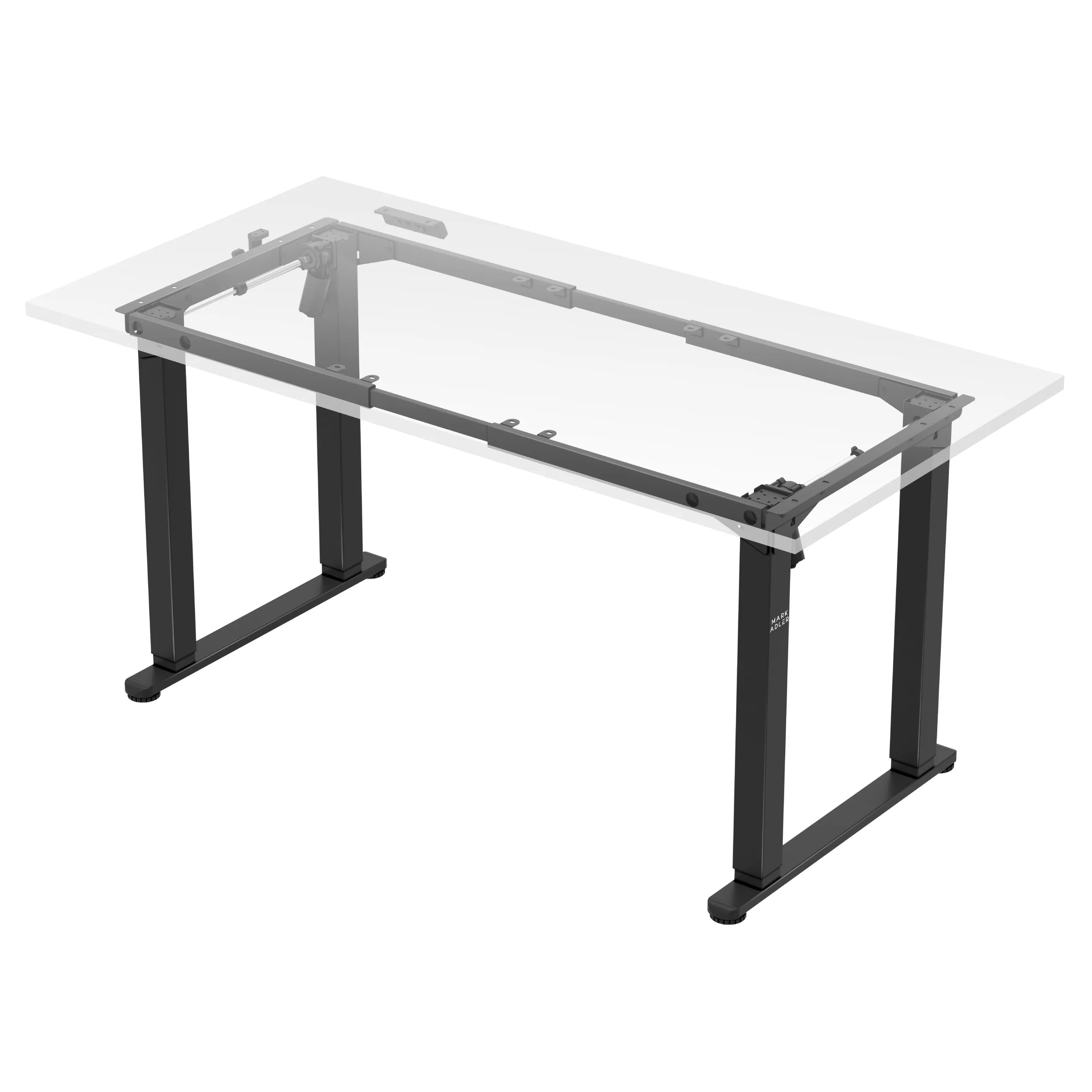 Mark Adler Xeno 5.0 Black elektrisch bureau met twee motoren