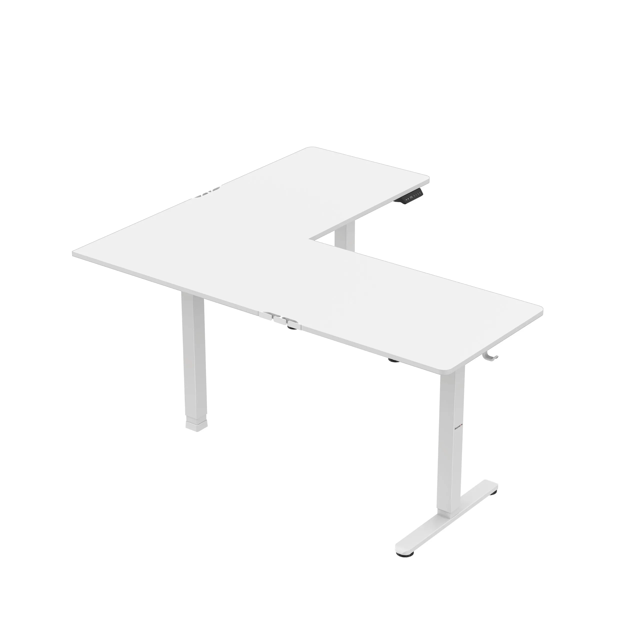 Huzaro Hero 9.5 White elektrisch hoekbureau, 160 cm