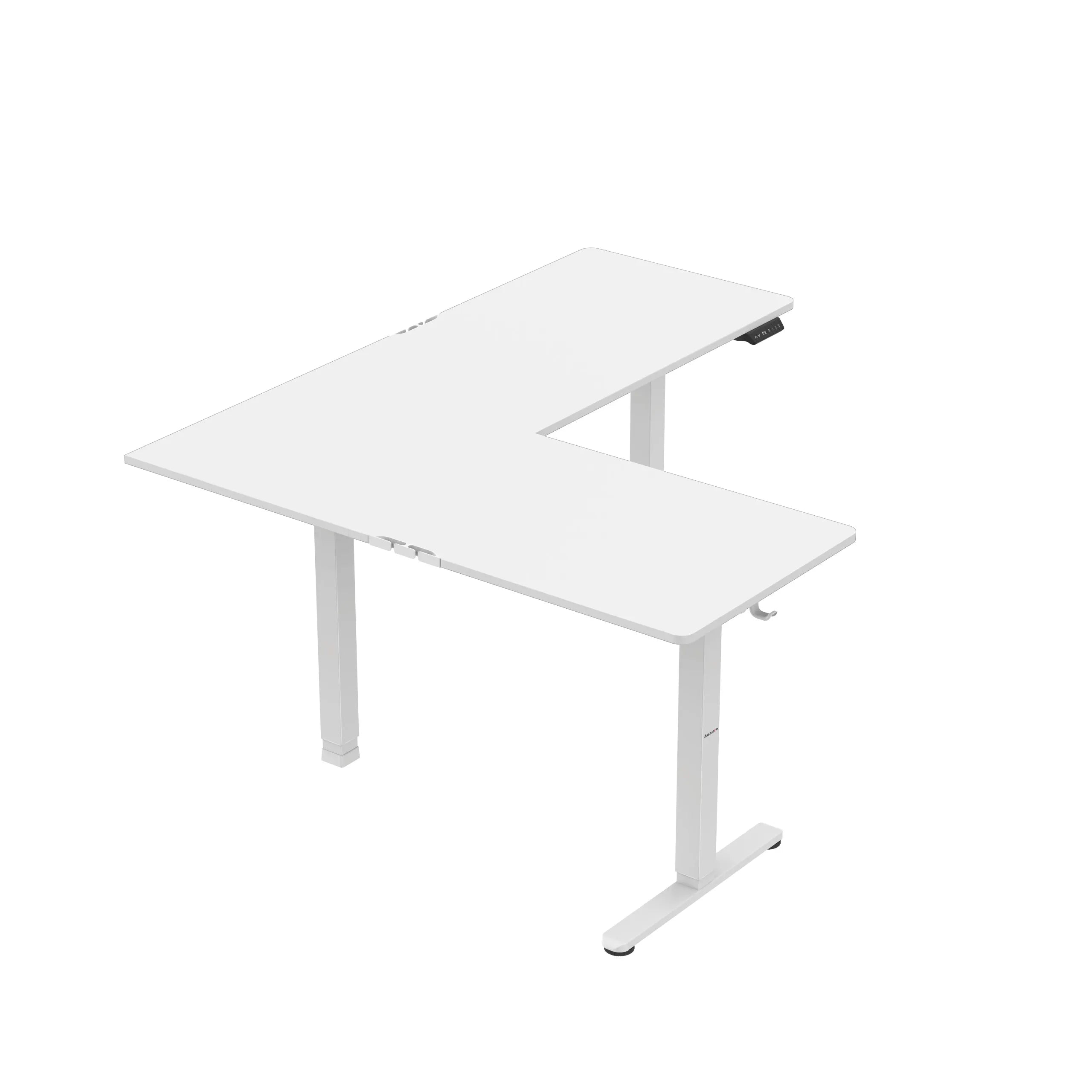 Huzaro Hero 9.5 White elektrisch hoekbureau, 160 cm