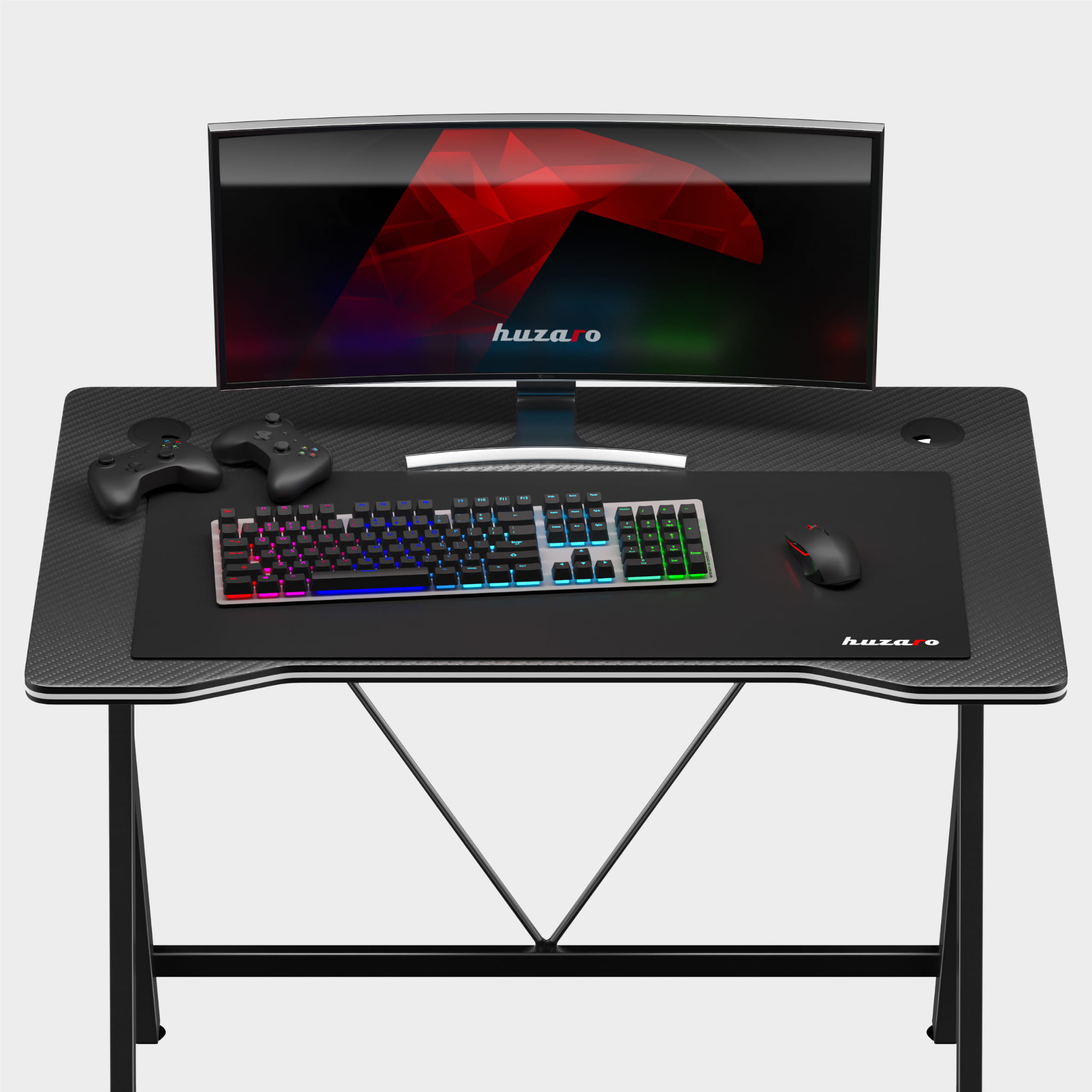 Huzaro Hero 1.4 Black gamingbureau, 100 cm