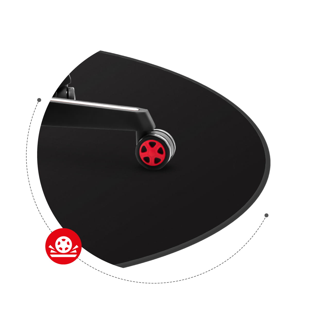 Gamingmat voor de Huzaro-stoel: FloorMat 3.0