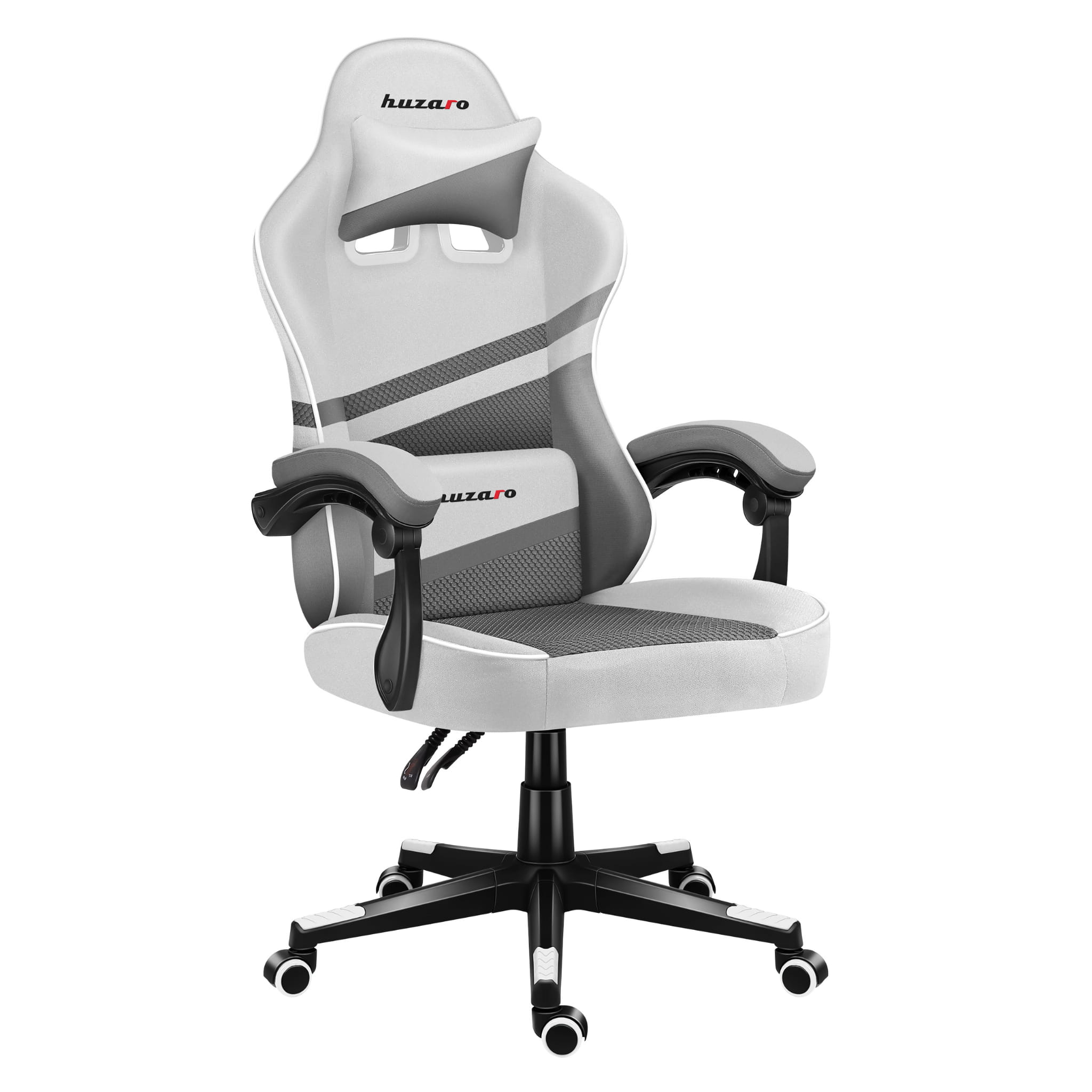 HUZARO FORCE 4.4 White Mesh gamingstoel