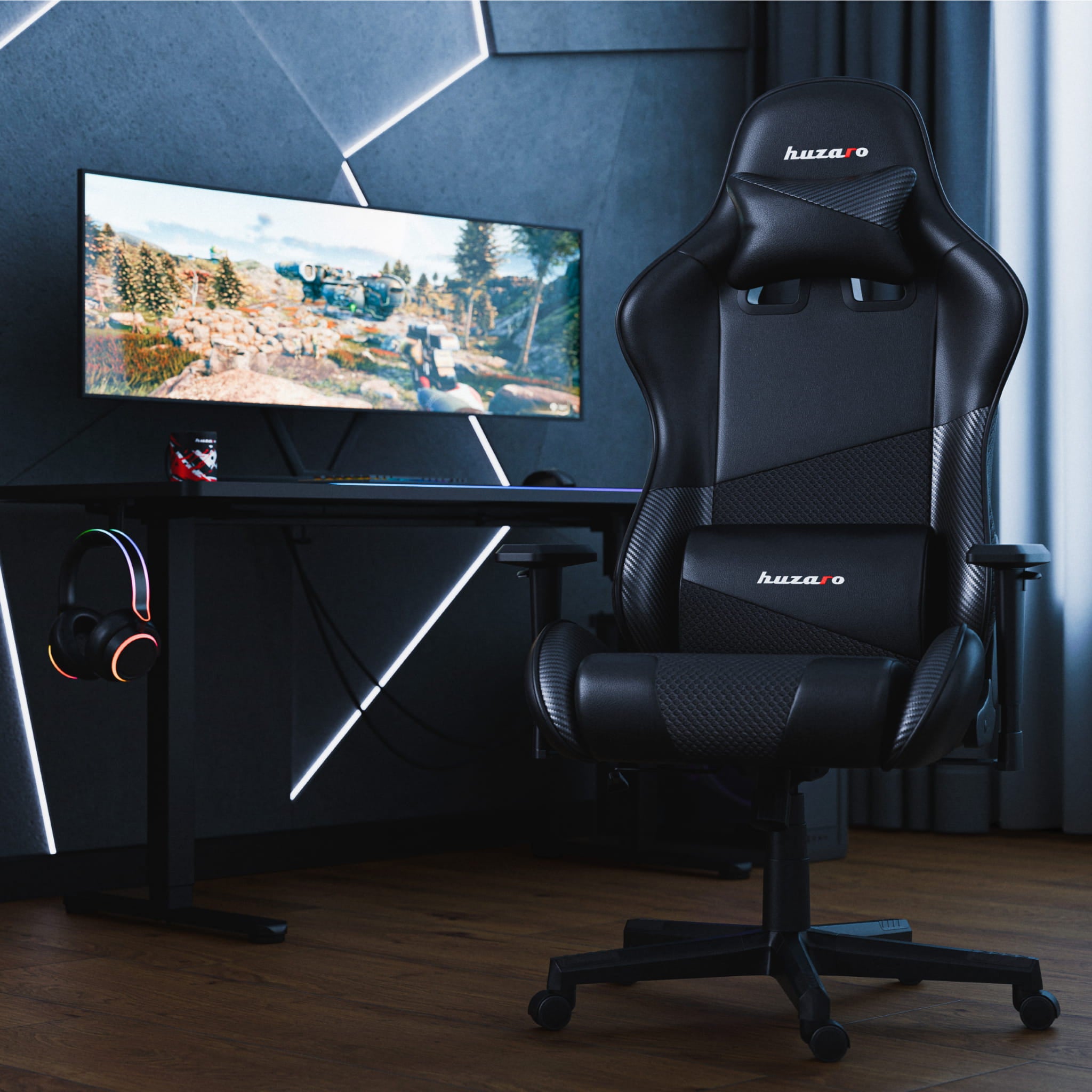 HUZARO FORCE 6.2 Carbon gamingstoel