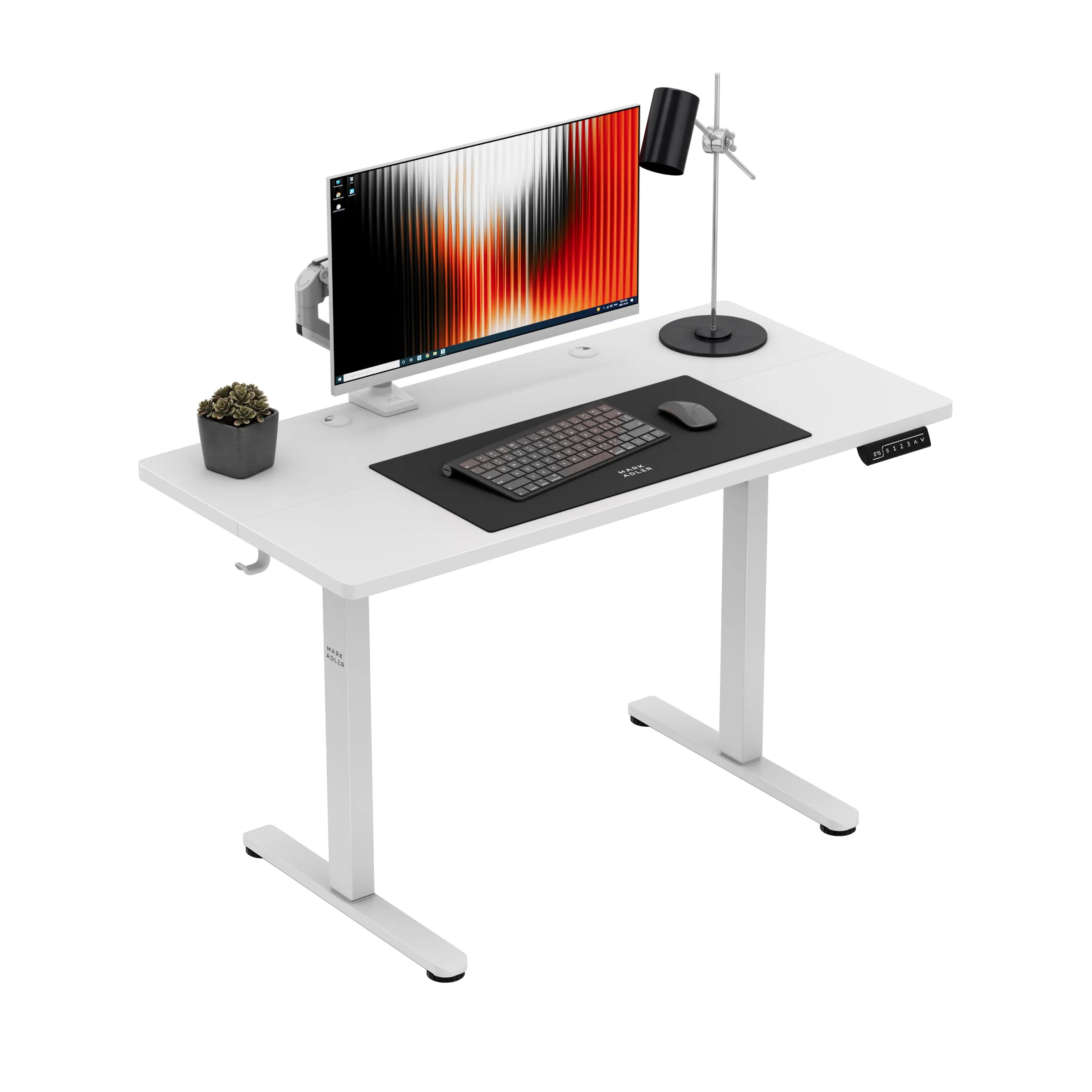 Mark Adler Leader 6.9 White elektrisch verstelbaar bureau, 120 cm