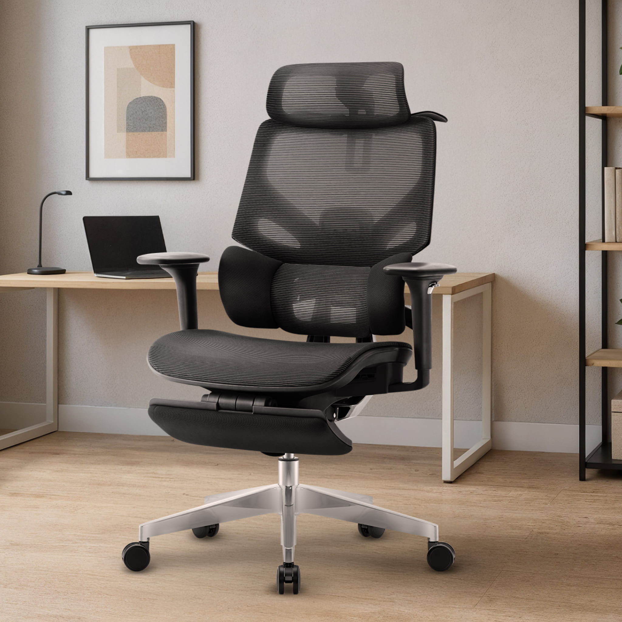 Ergonomische bureaustoel Mark Adler Expert 8.7 Black Mesh