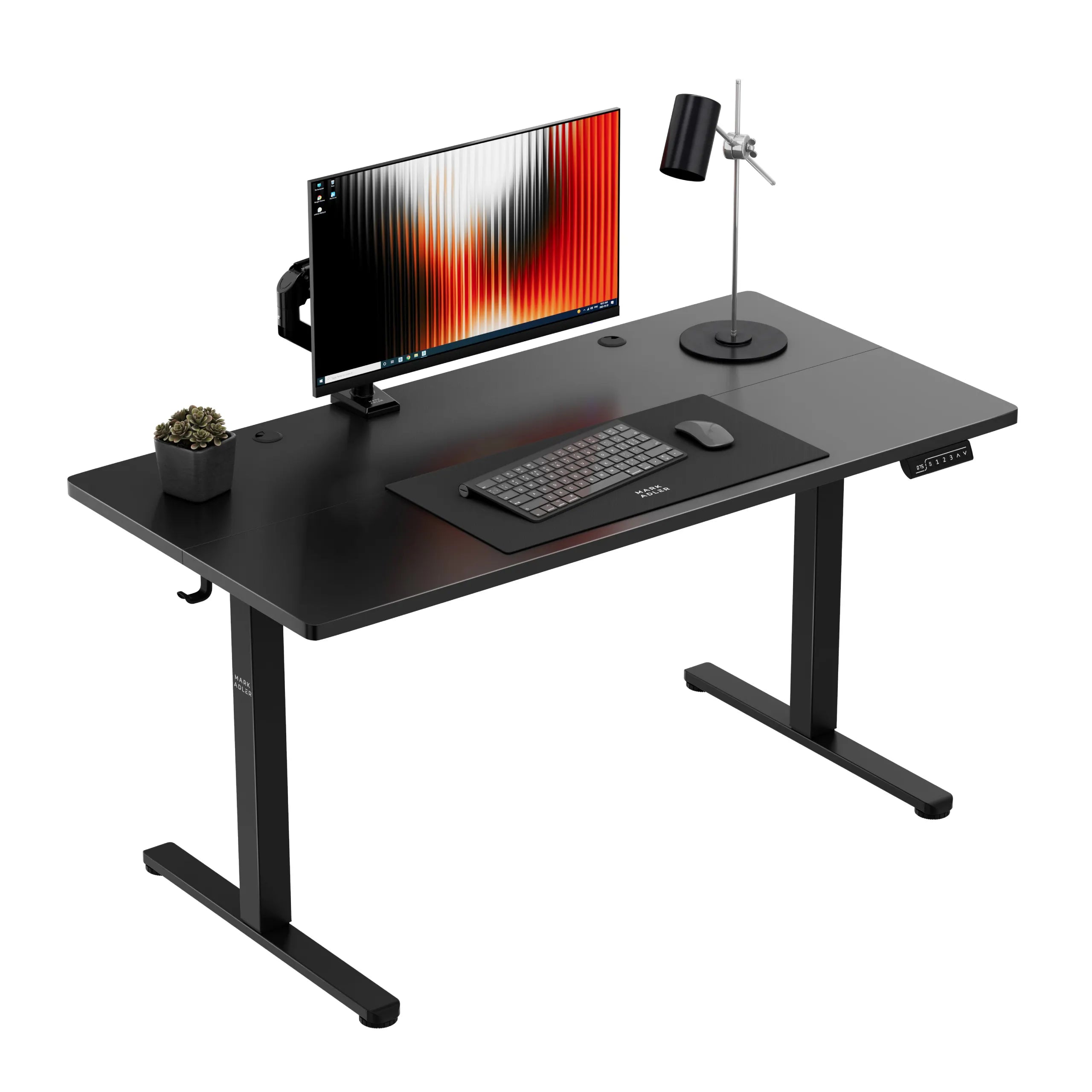 Mark Adler Leader 7.3 Black elektrisch verstelbaar bureau, 140 cm