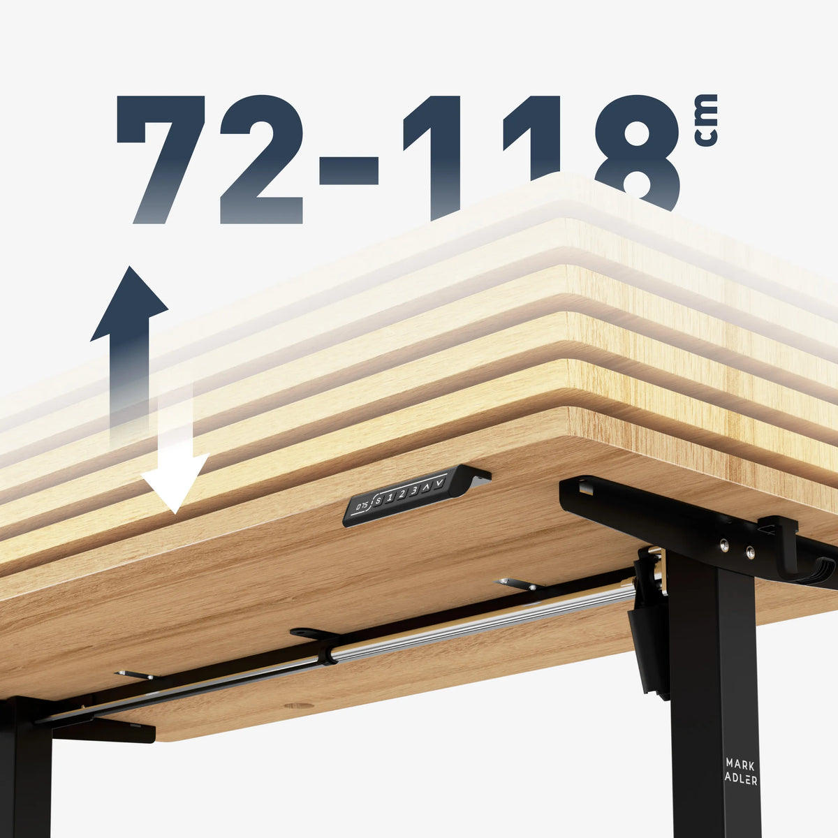 Mark Adler Leader 7.3 Craft elektrisch verstelbaar bureau, 140 cm