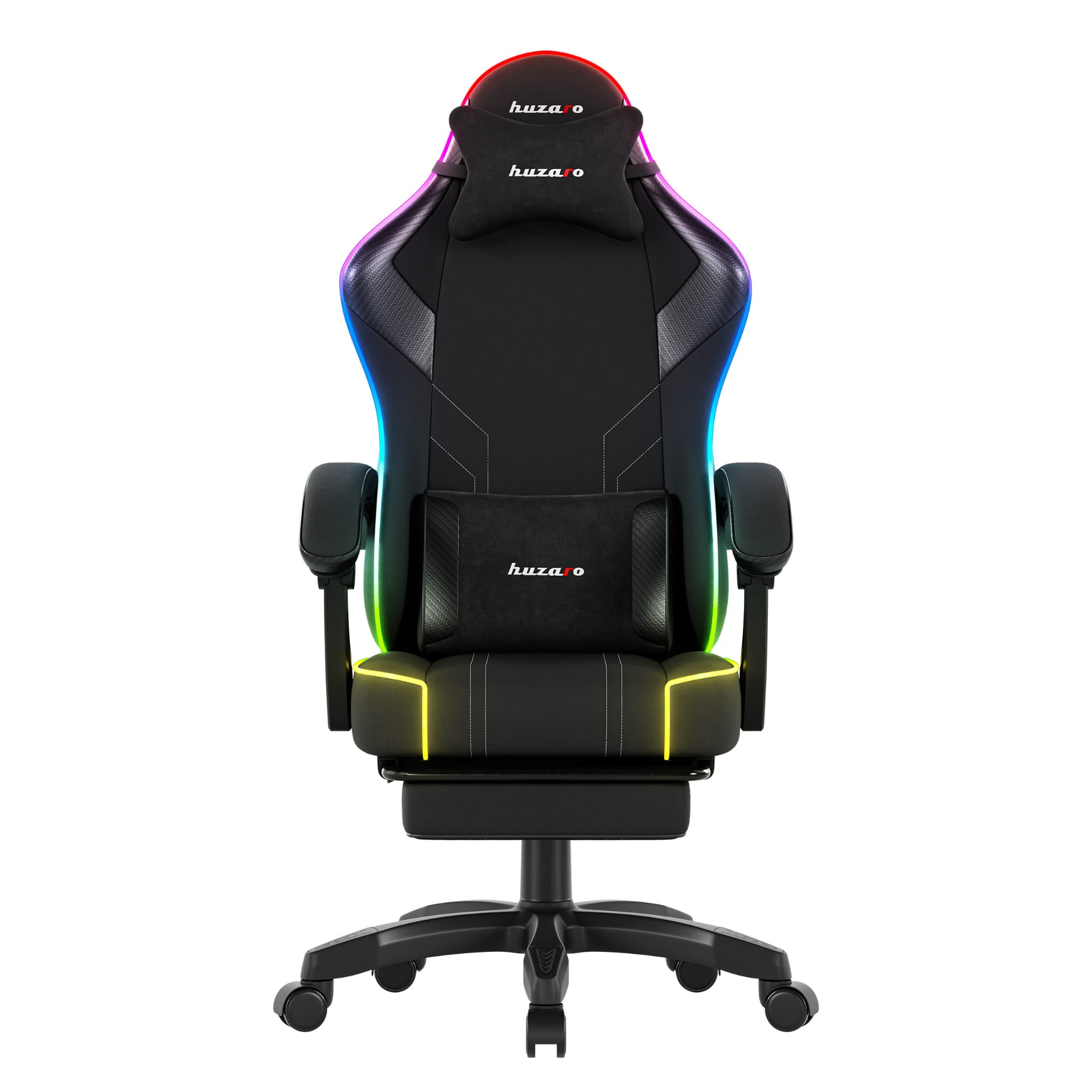 Huzaro Force 3.7 RGB Black gamingstoel