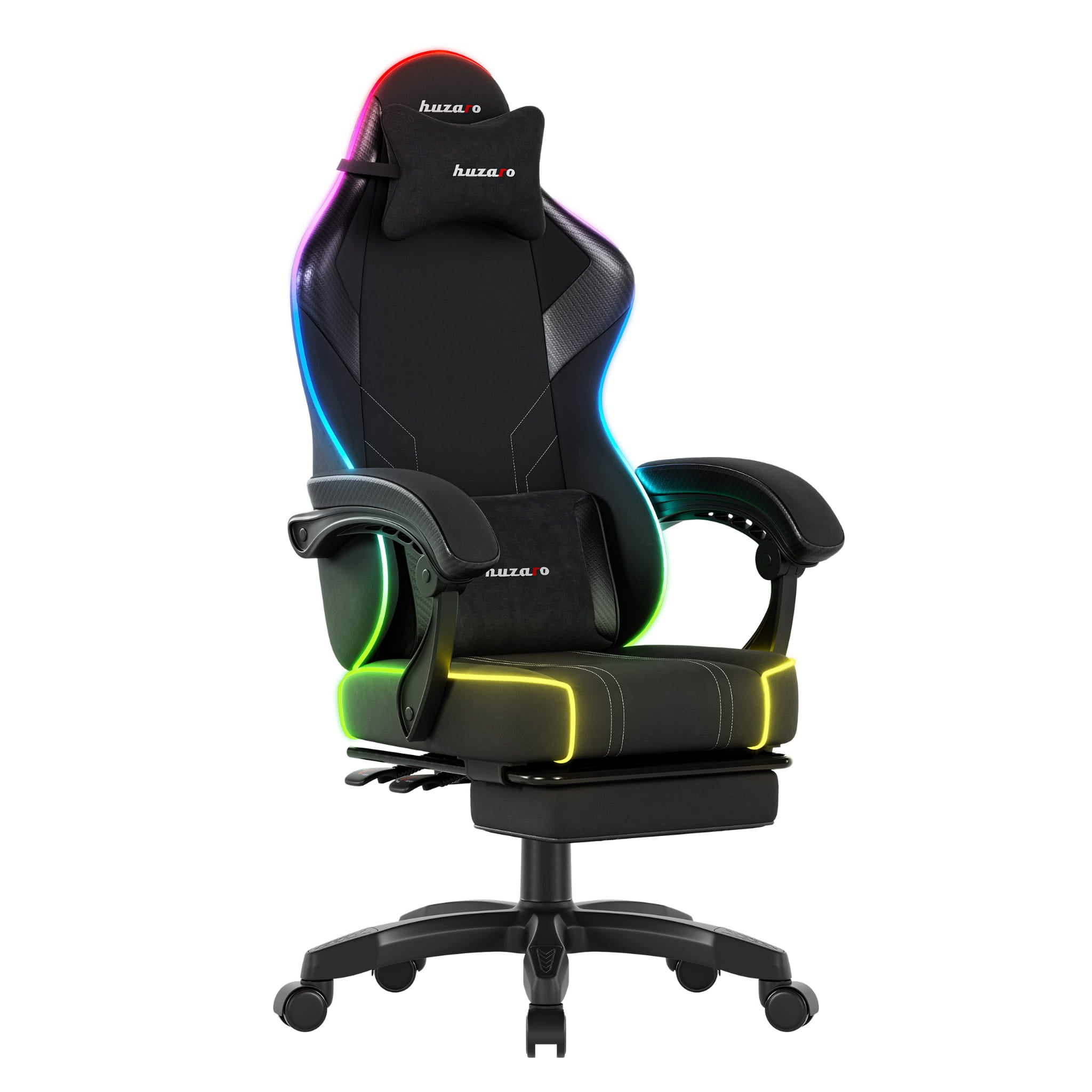 Huzaro Force 3.7 RGB Black gamingstoel