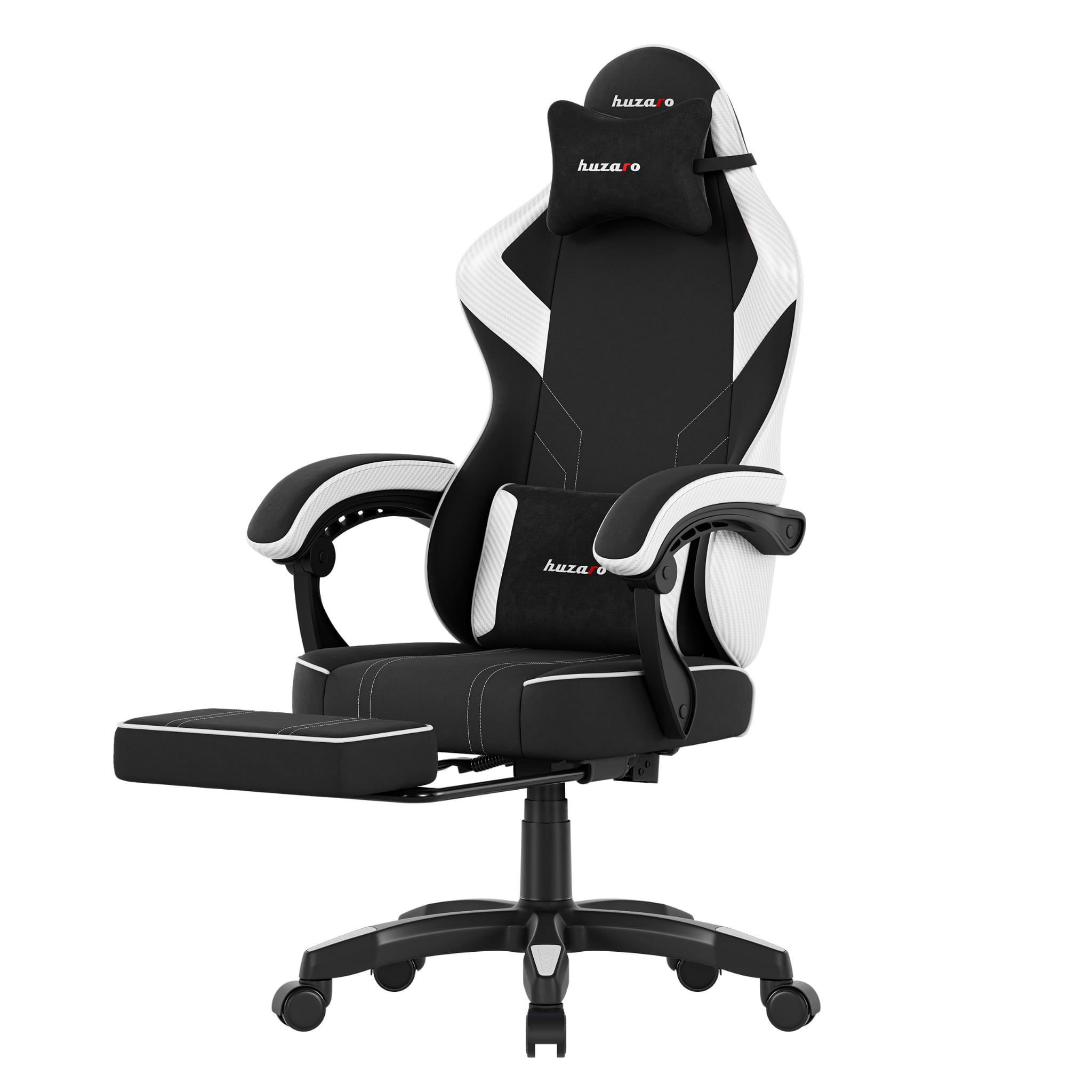 Huzaro Force 3.7 White Carbon gamingstoel