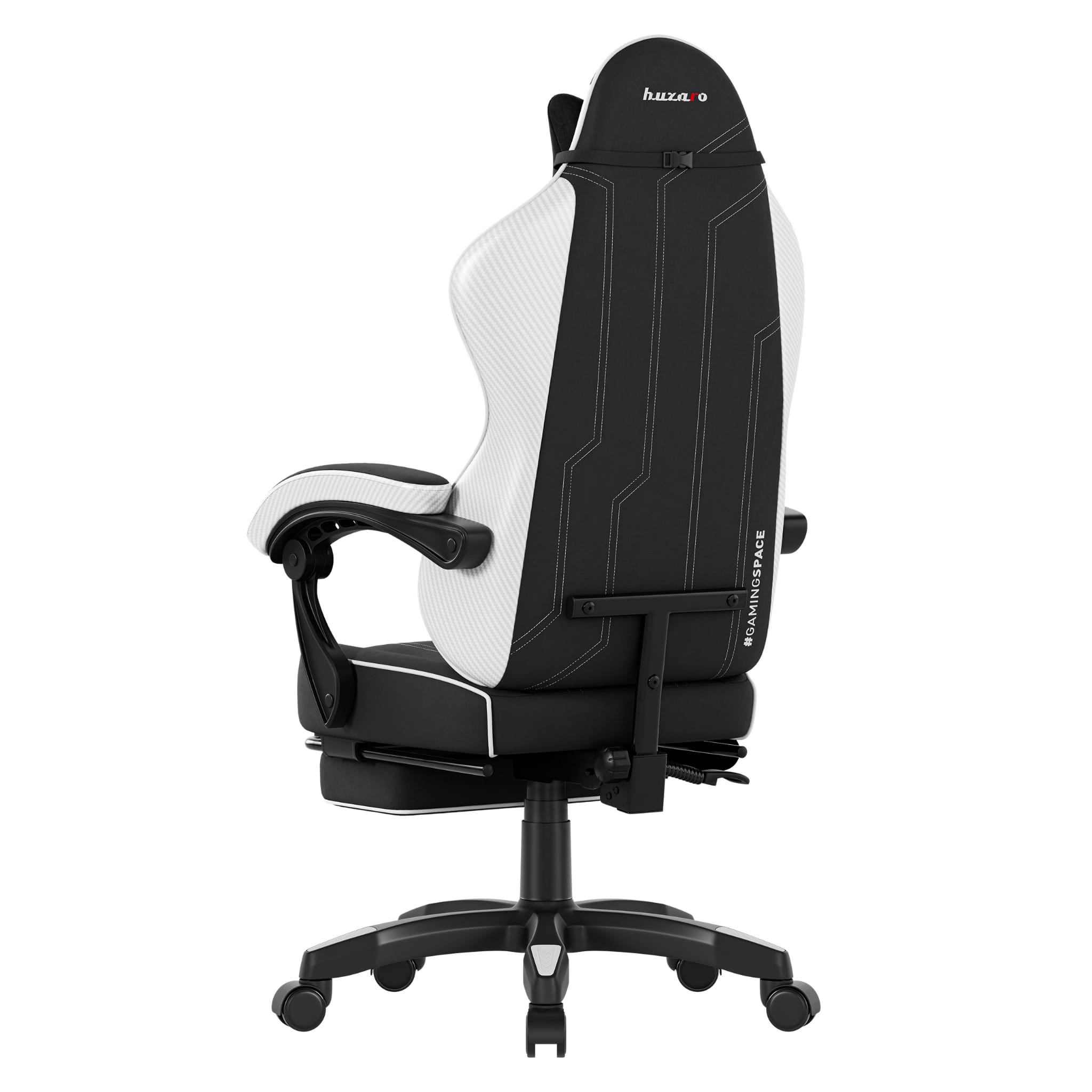 Huzaro Force 3.7 White Carbon gamingstoel