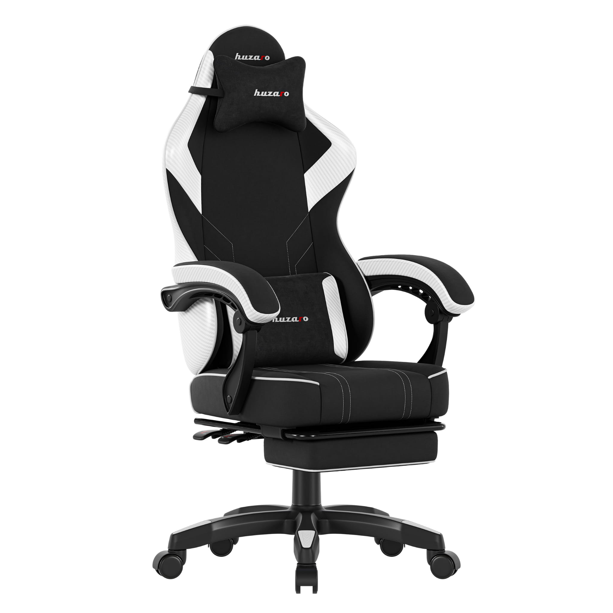 Huzaro Force 3.7 White Carbon gamingstoel