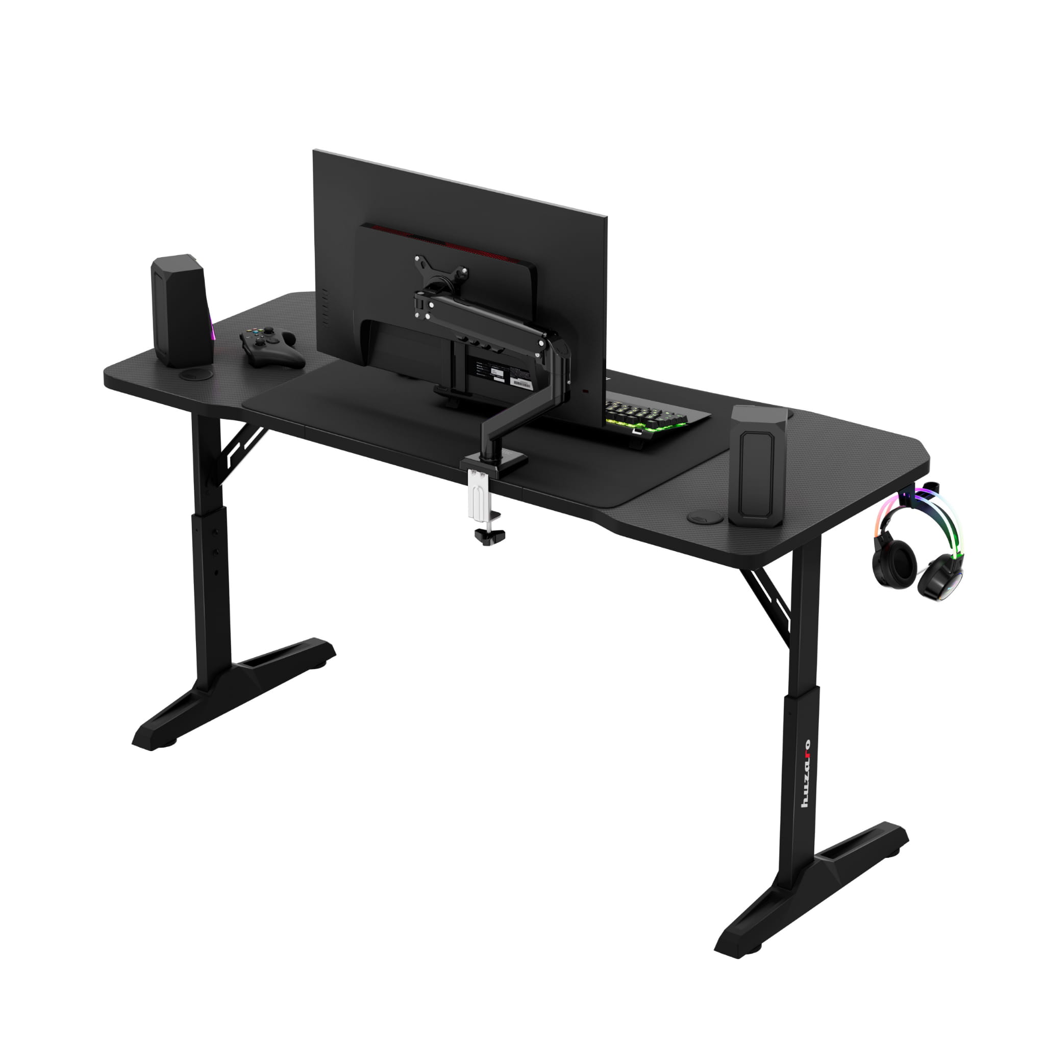 Huzaro Hero 3.6 Black gamingbureau, 140 cm