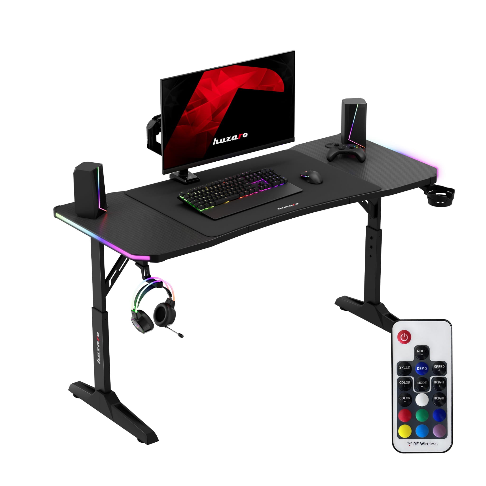Huzaro Hero 3.6 RGB LED Black 140 cm gamingbureau