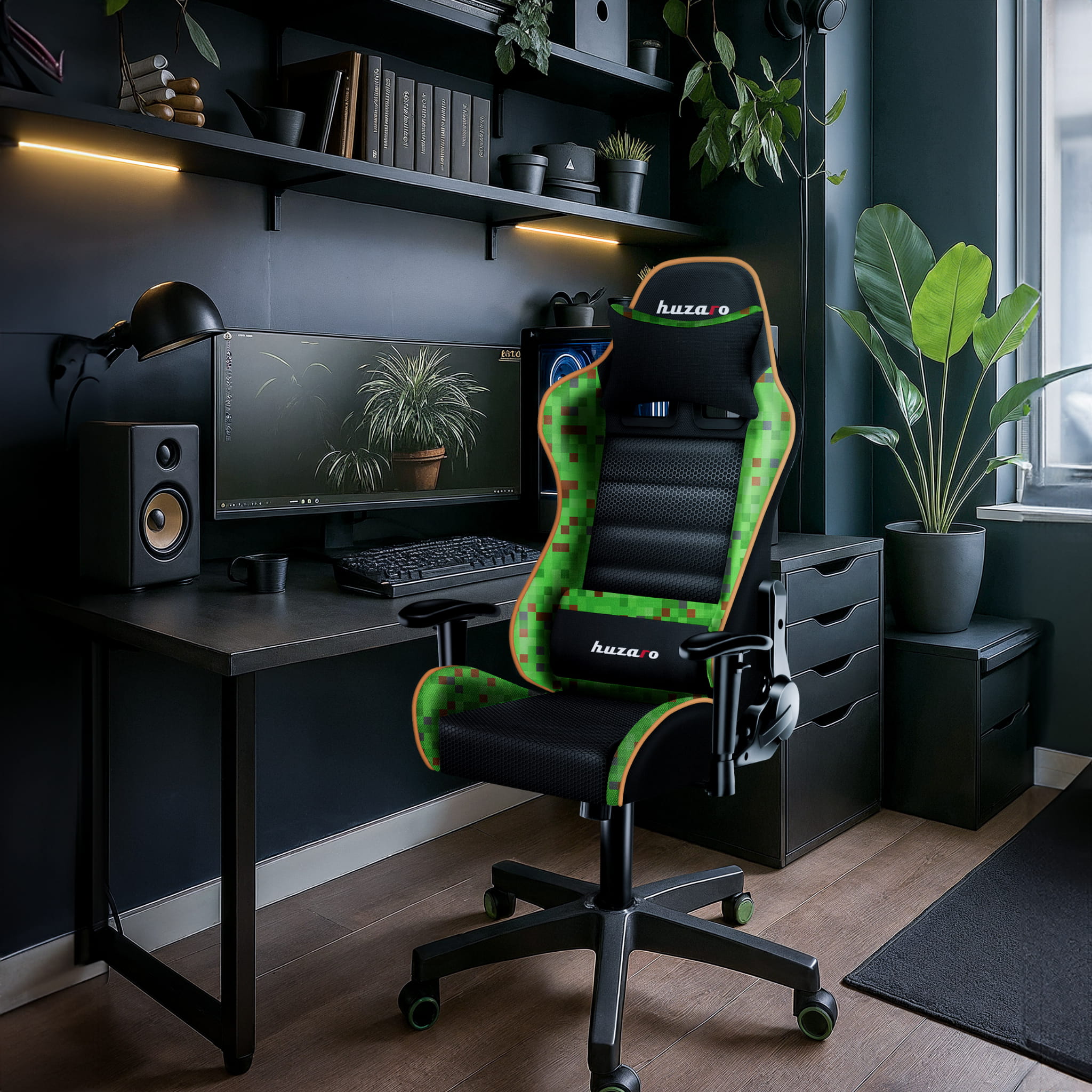 HUZARO RANGER 6.0 Pixel Mesh gamingstoel voor kinderen