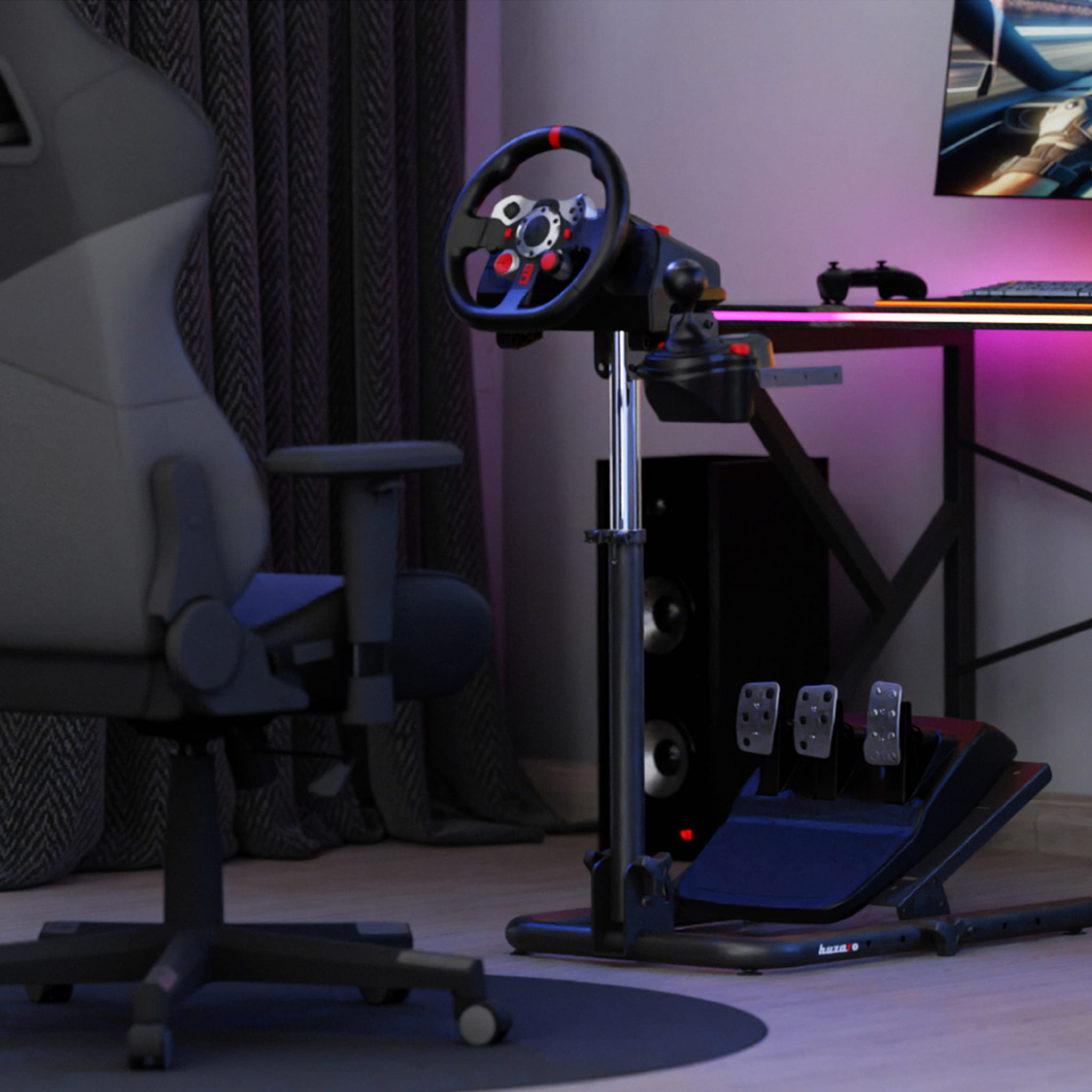Huzaro SPEED 2.0 simracing-stuurhouder
