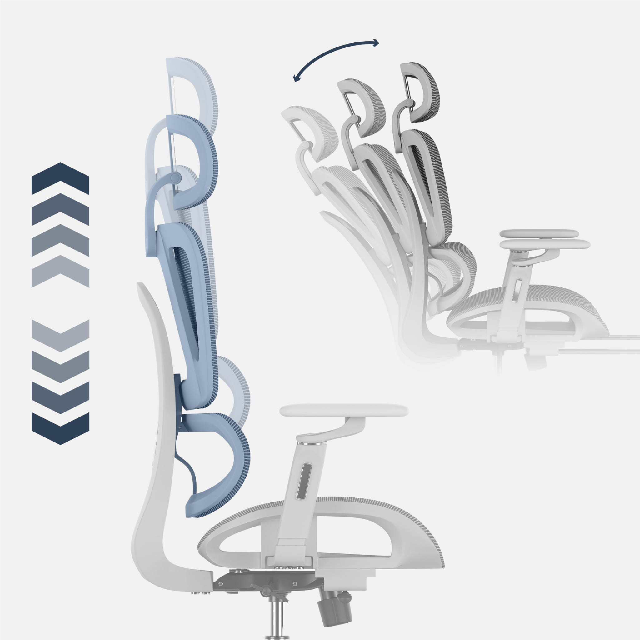 Ergonomische stoel Mark Adler Expert 7.9 Grey