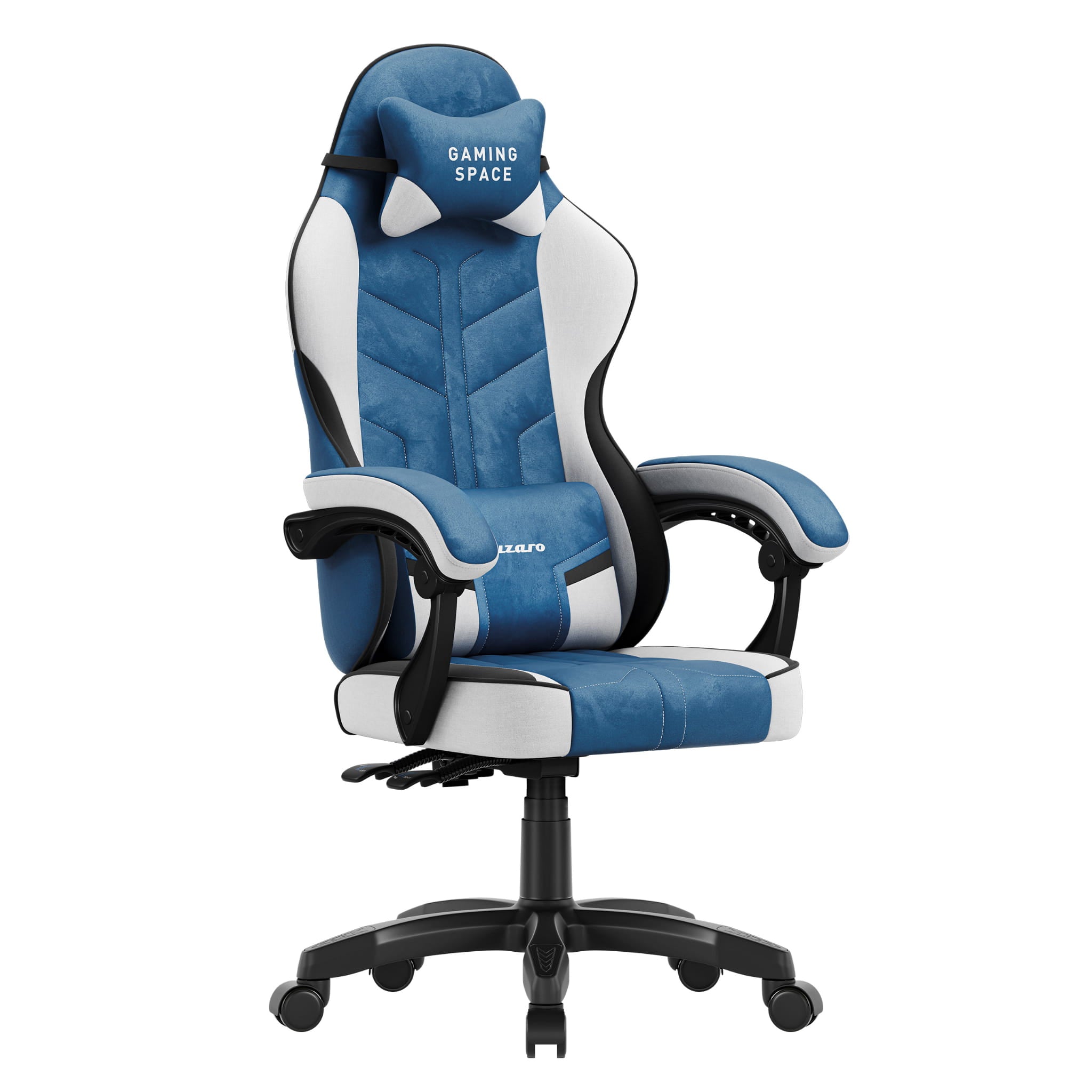 Huzaro Force 2.7 Blue gamingstoel van velours