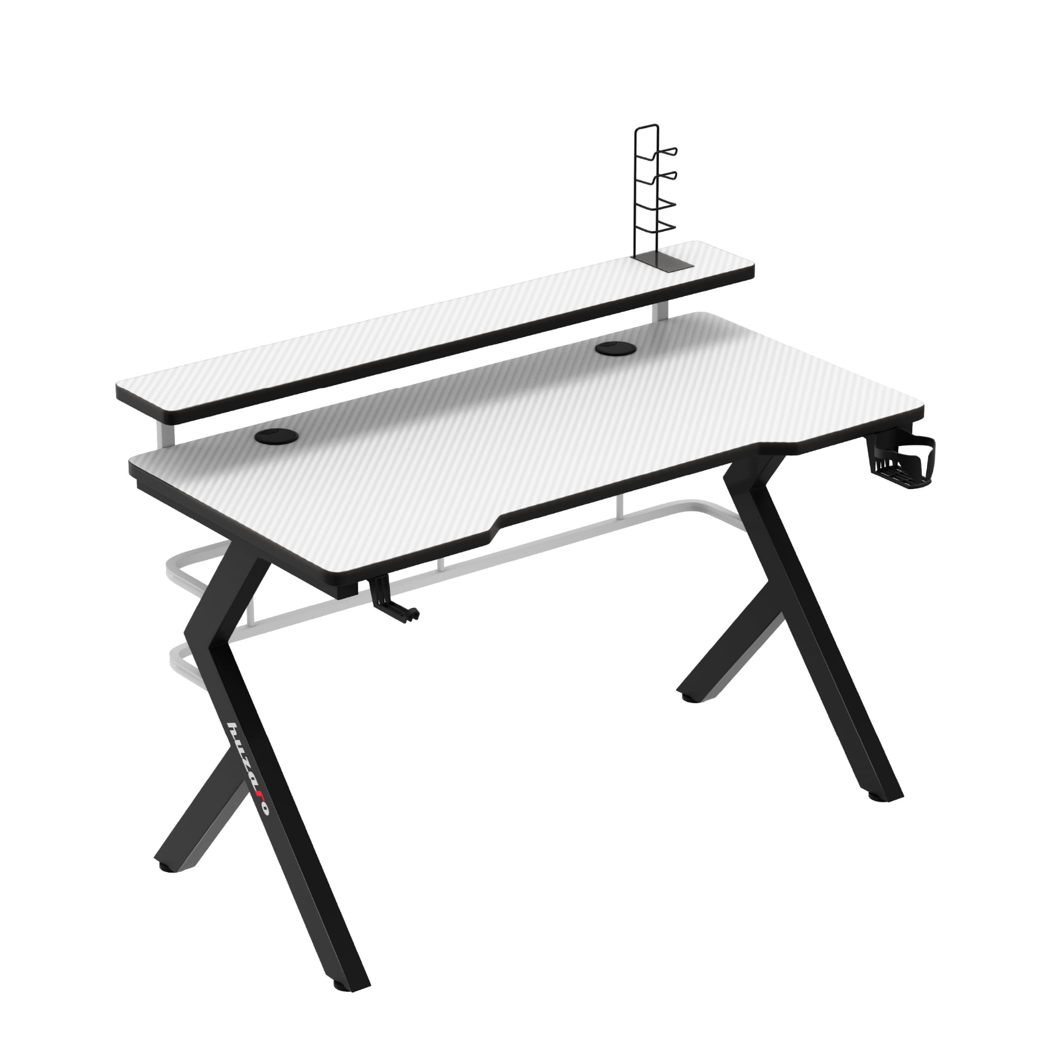 Huzaro Hero 5.0 White gamingbureau, 120 cm