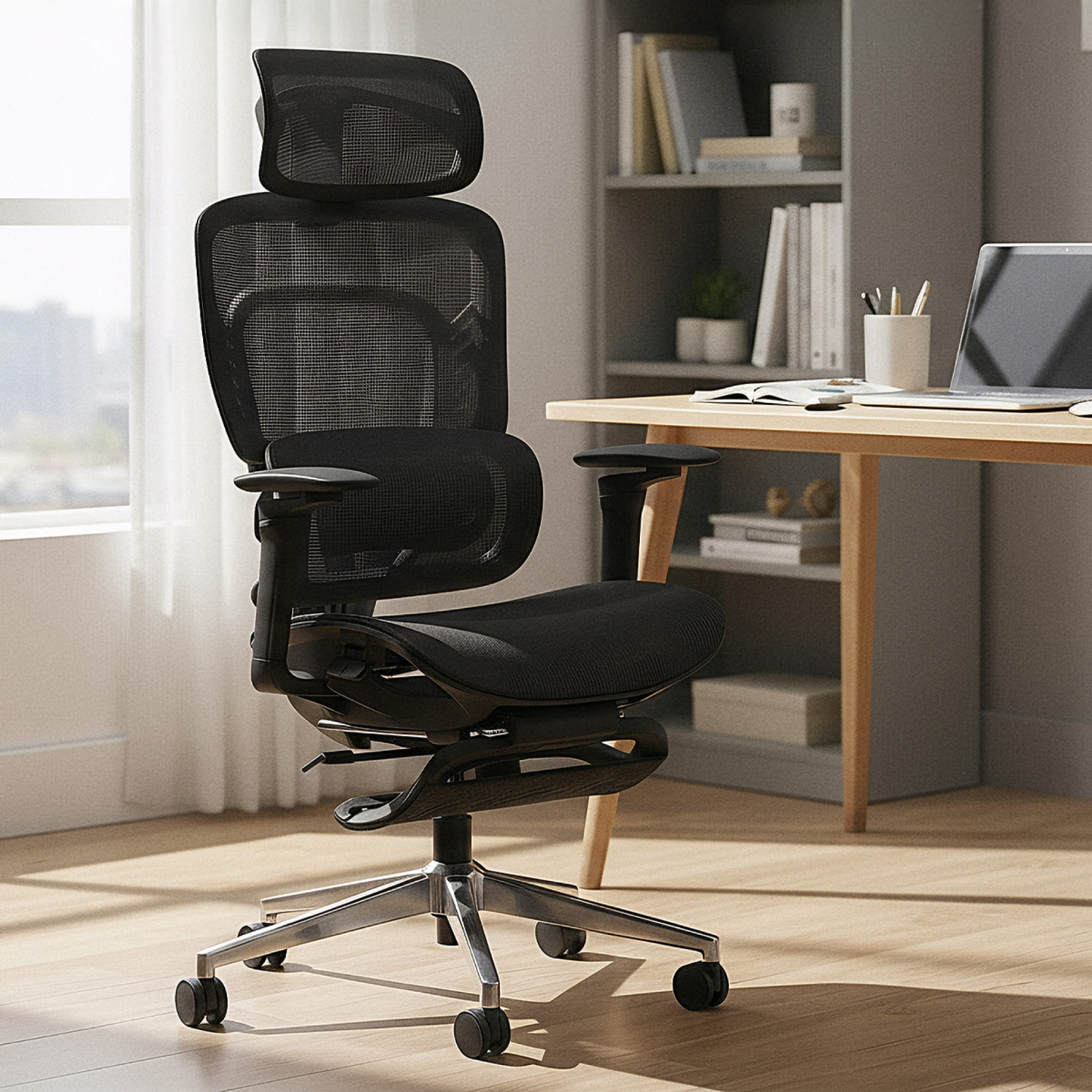 Mark Adler Visioner 8.3 Black bureaustoel met massagefunctie