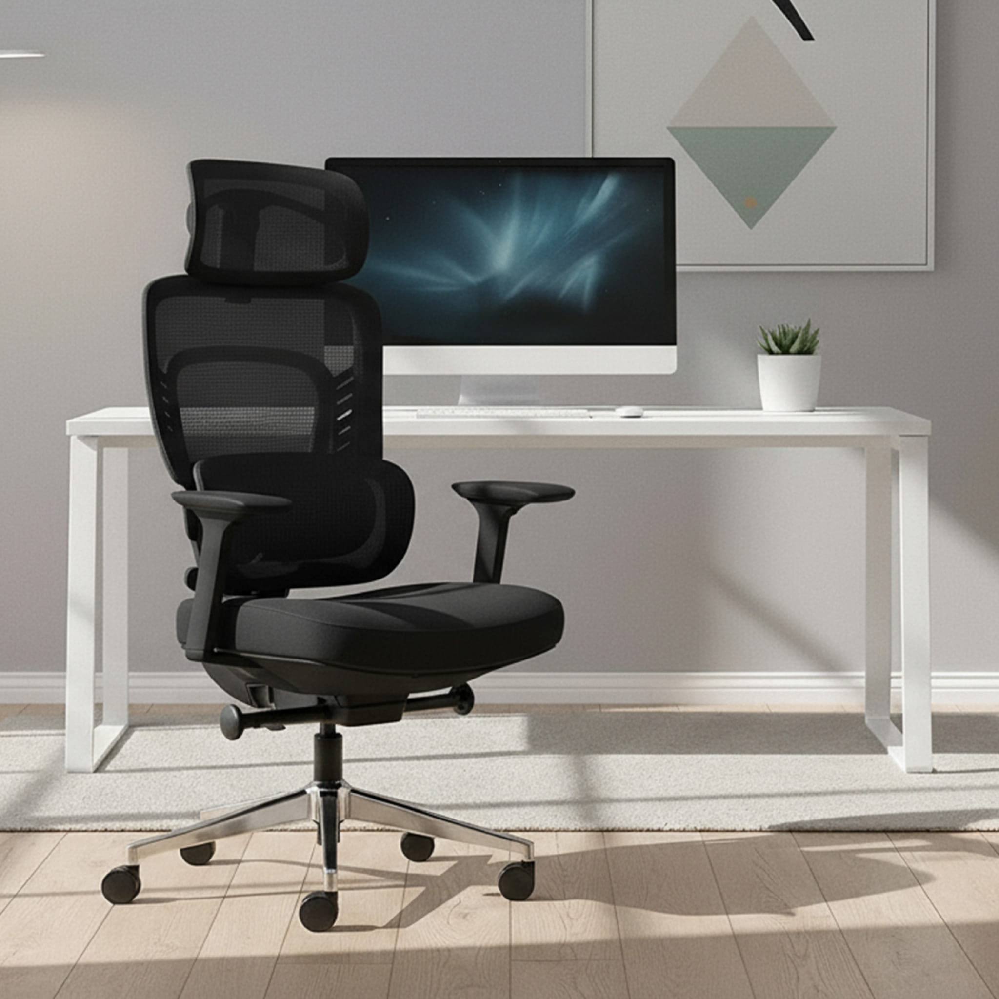 Mark Adler Visioner 6.1 Black bureaustoel met massagefunctie