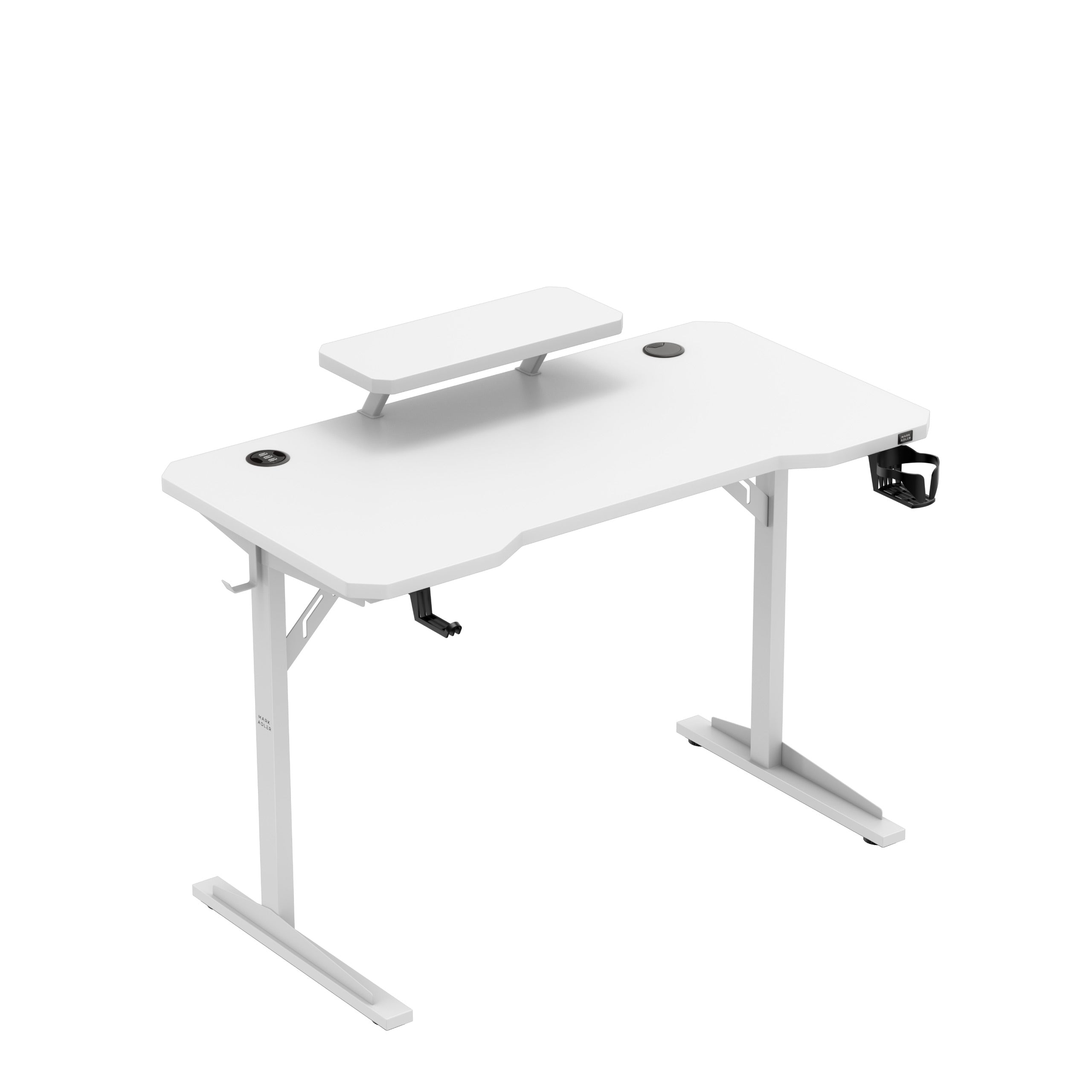 Computerbureau met plank Mark Adler Leader 5.1 White 115 cm