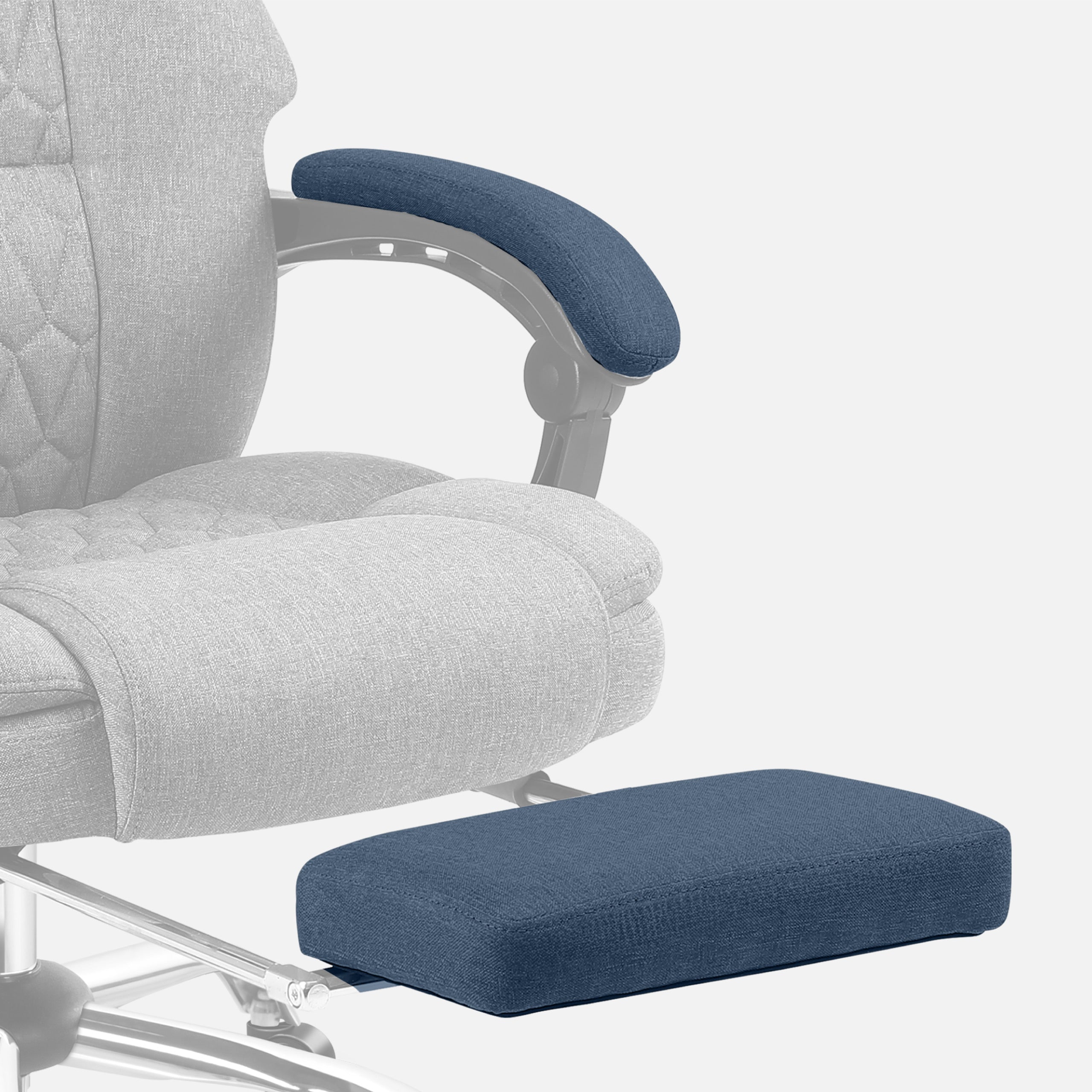 Bureaustoel met massagefunctie en voetensteun: Mark Adler Boss 6.0 Grey