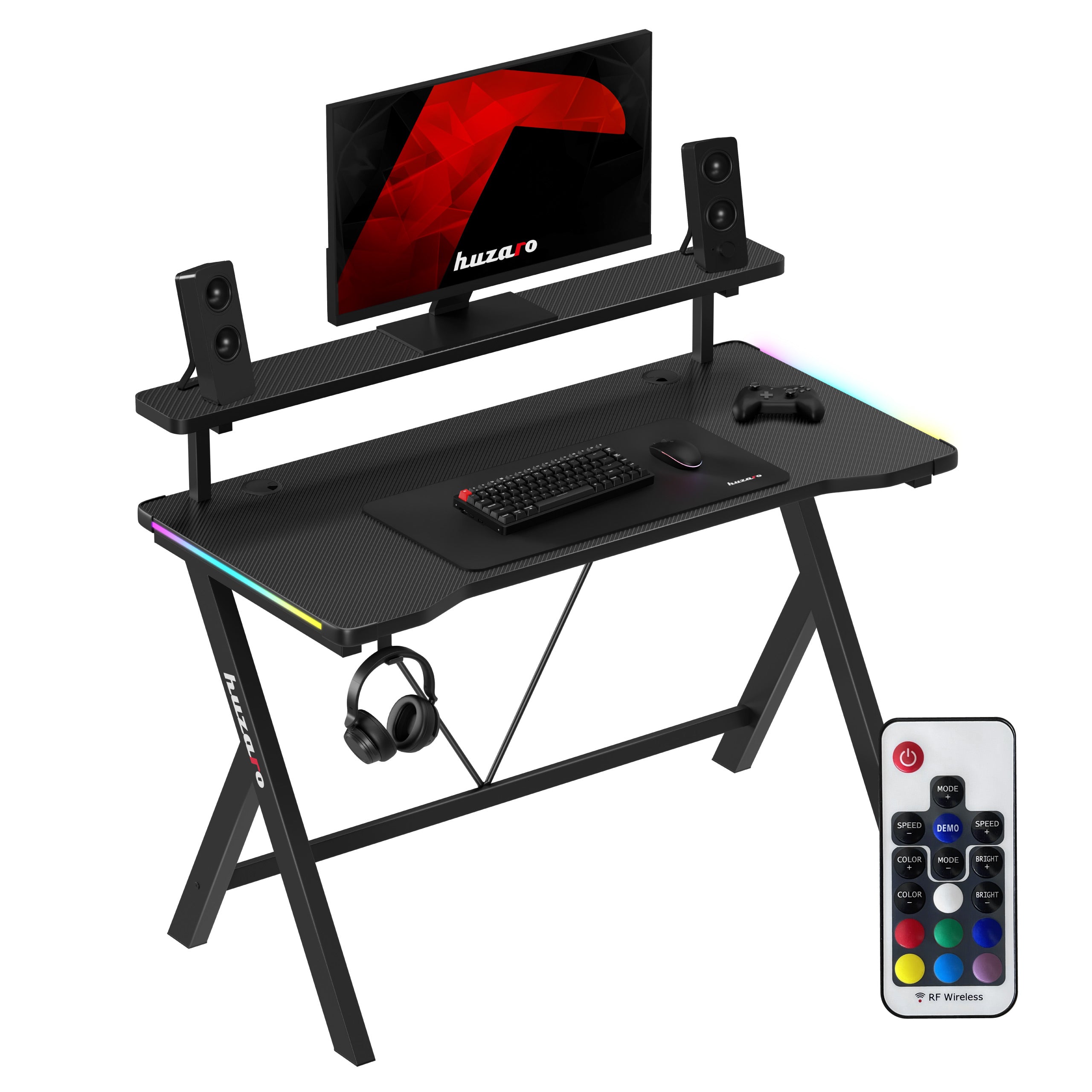 Huzaro Hero 1.9 RGB LED-gamingbureau  120 cm