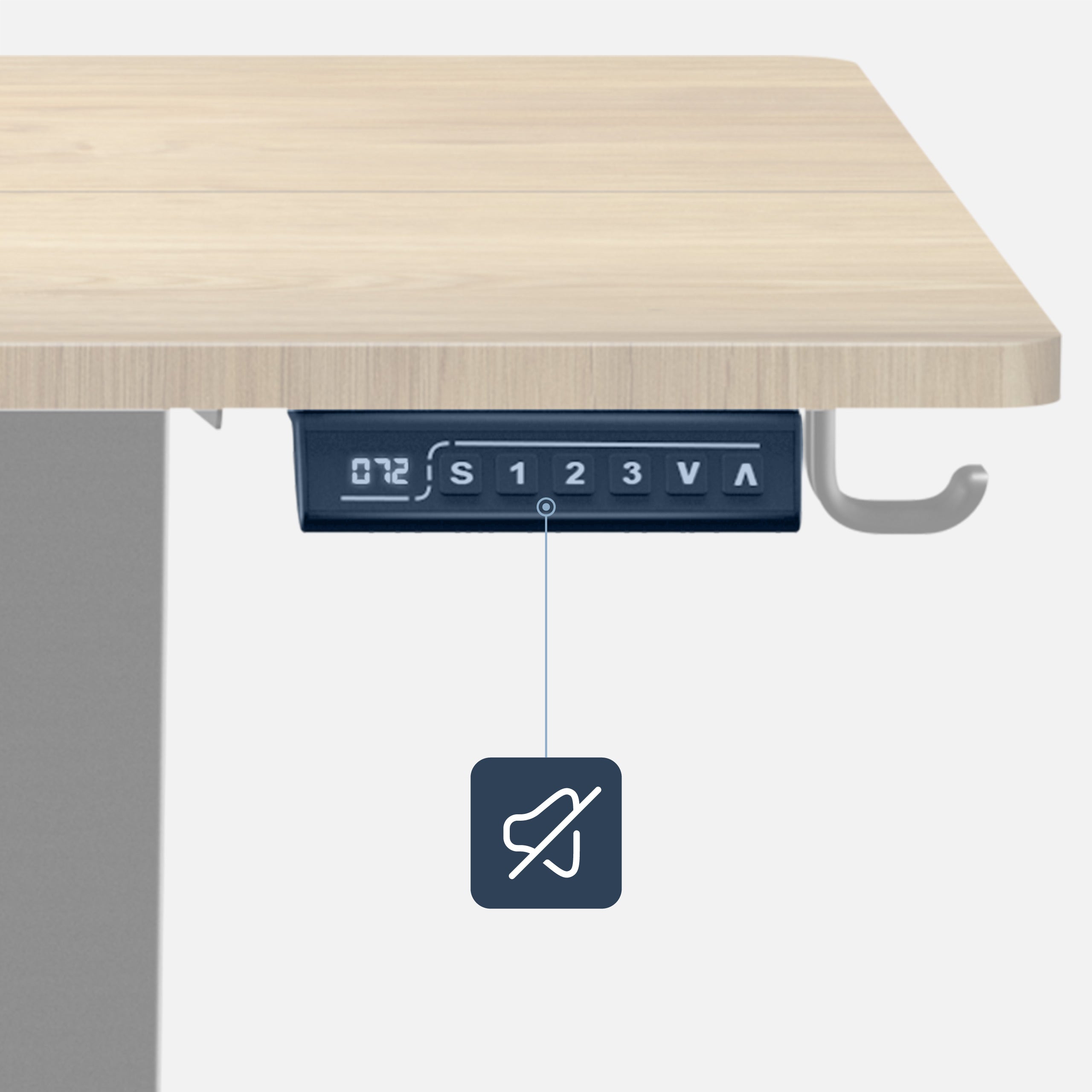 Mark Adler Leader 7.0 elektrisch verstelbaar bureau, 120 cm