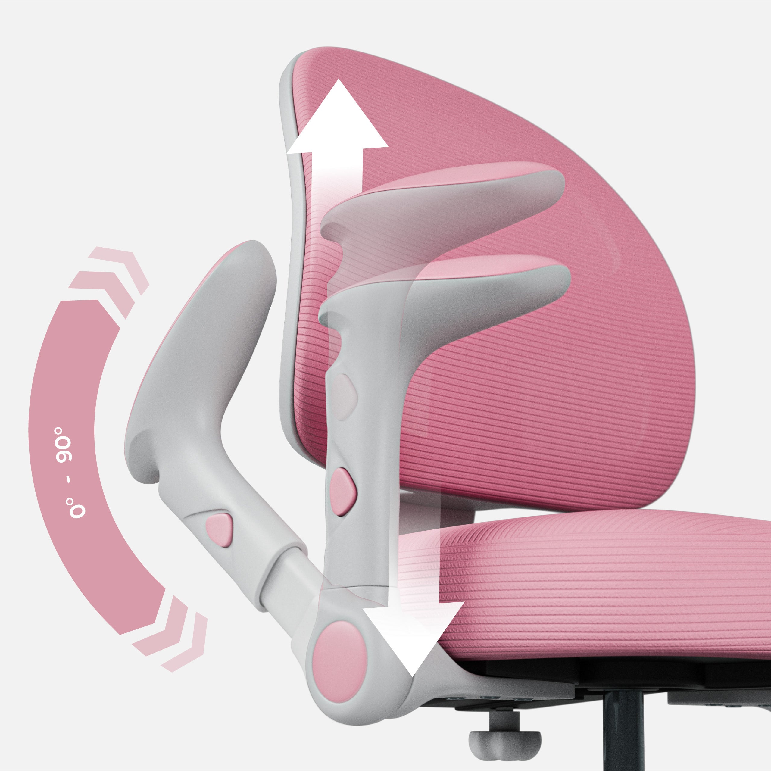 Mark Adler JUNIOR 5.0 Pink draaistoel